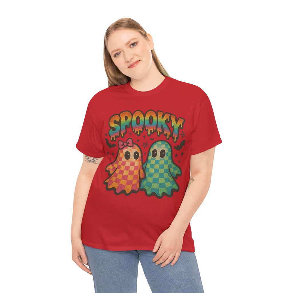 Spooky Pastel Ghosts Unisex Cotton Tee