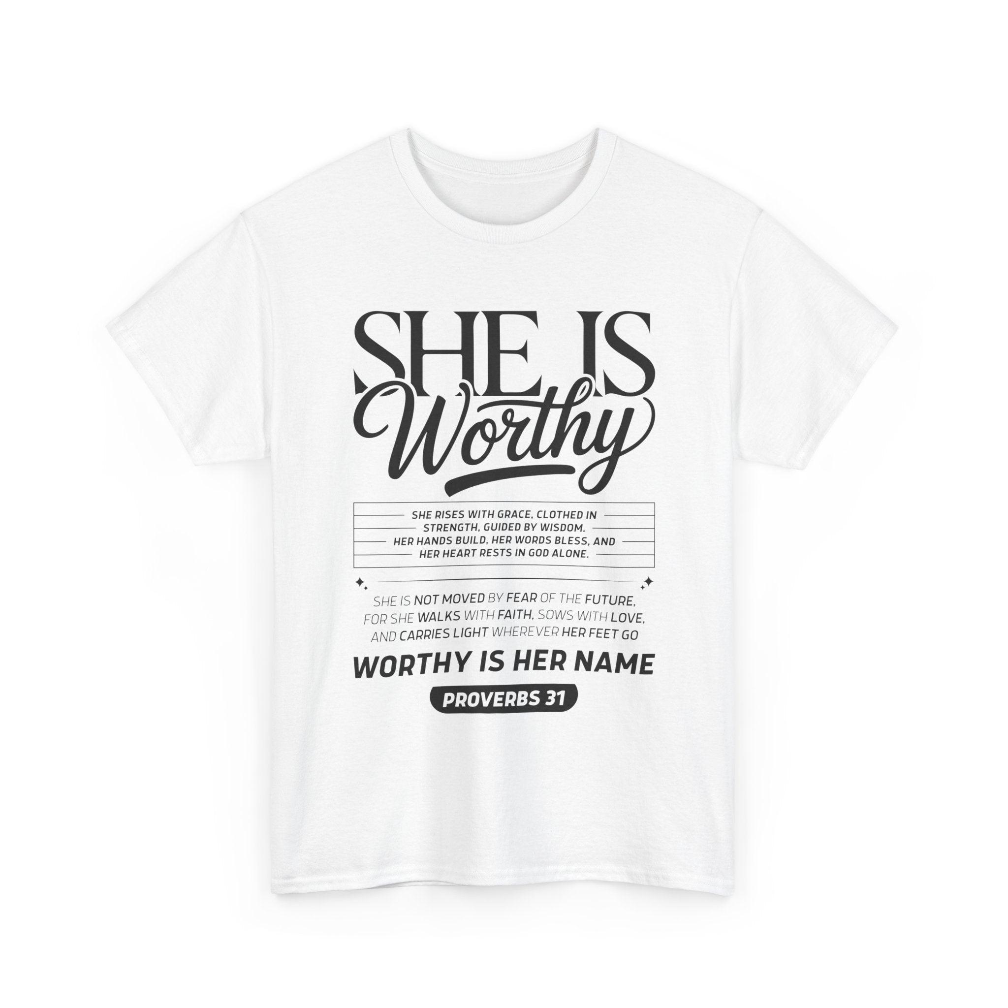 Vintage Black & White Christian Faith Tee — Heartfelt Scripture Quote Unisex Cotton Tee