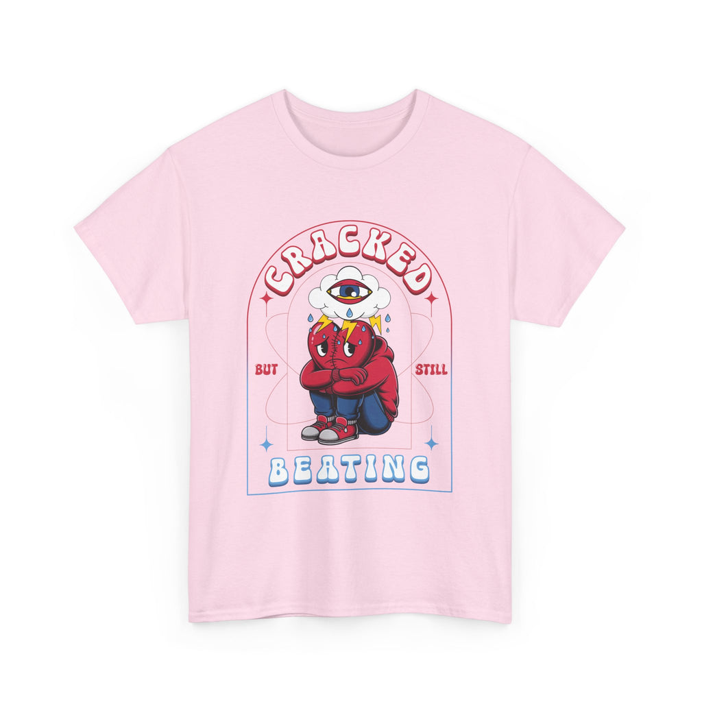 Cracked but still beating Tee