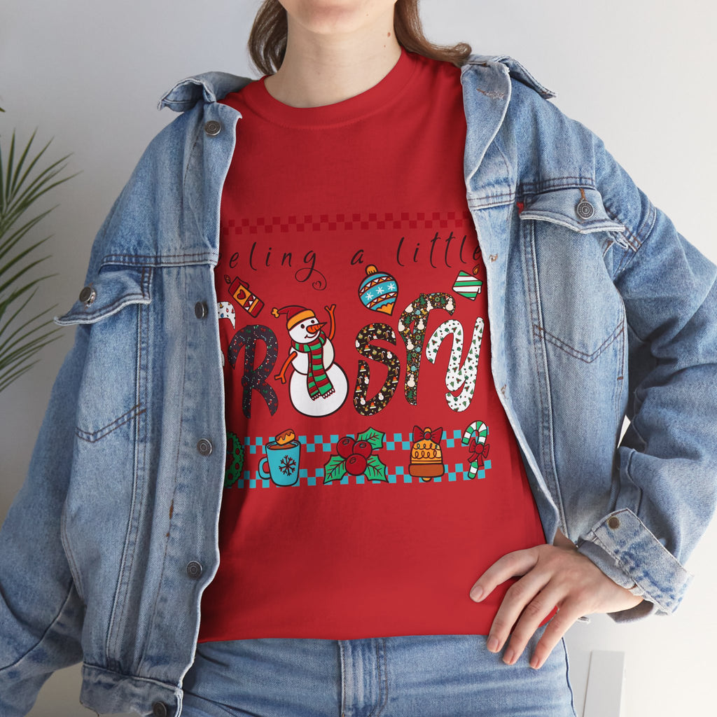 Christmas Frosty Unisex Cotton Tee