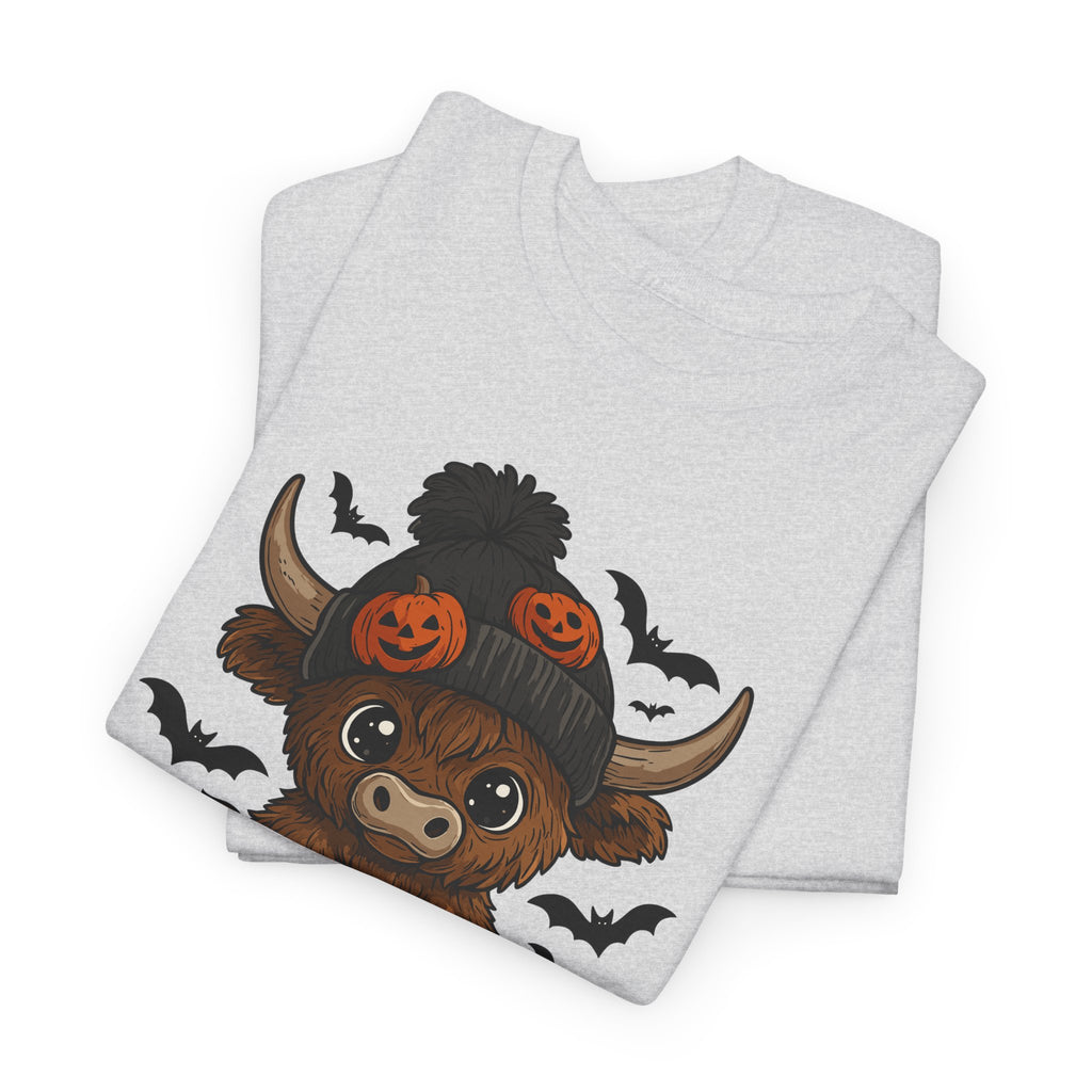 Halloween Cow Unisex Cotton Tshirt