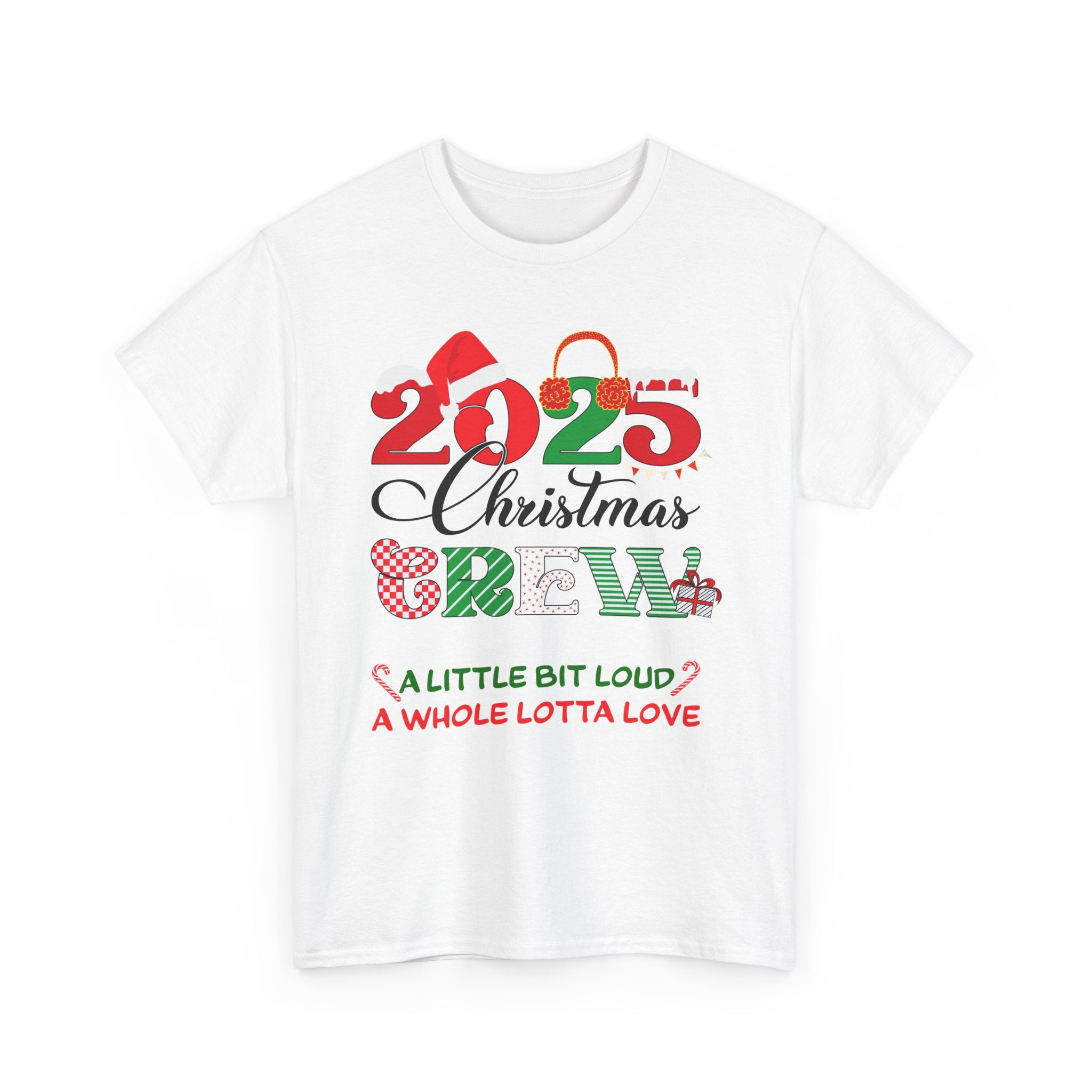 Christmas Crew 2025 Unisex Cotton Tee