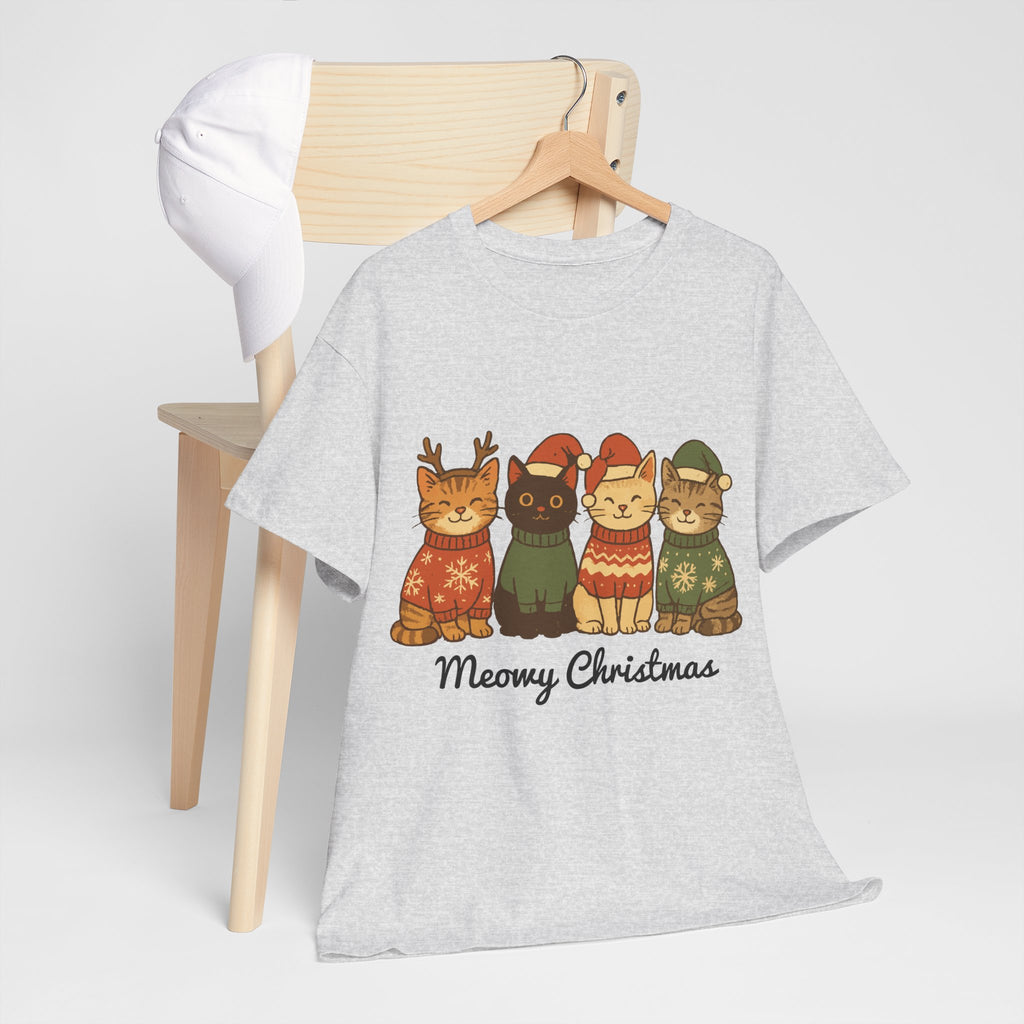 Christmas Cats Unisex Cotton Tee