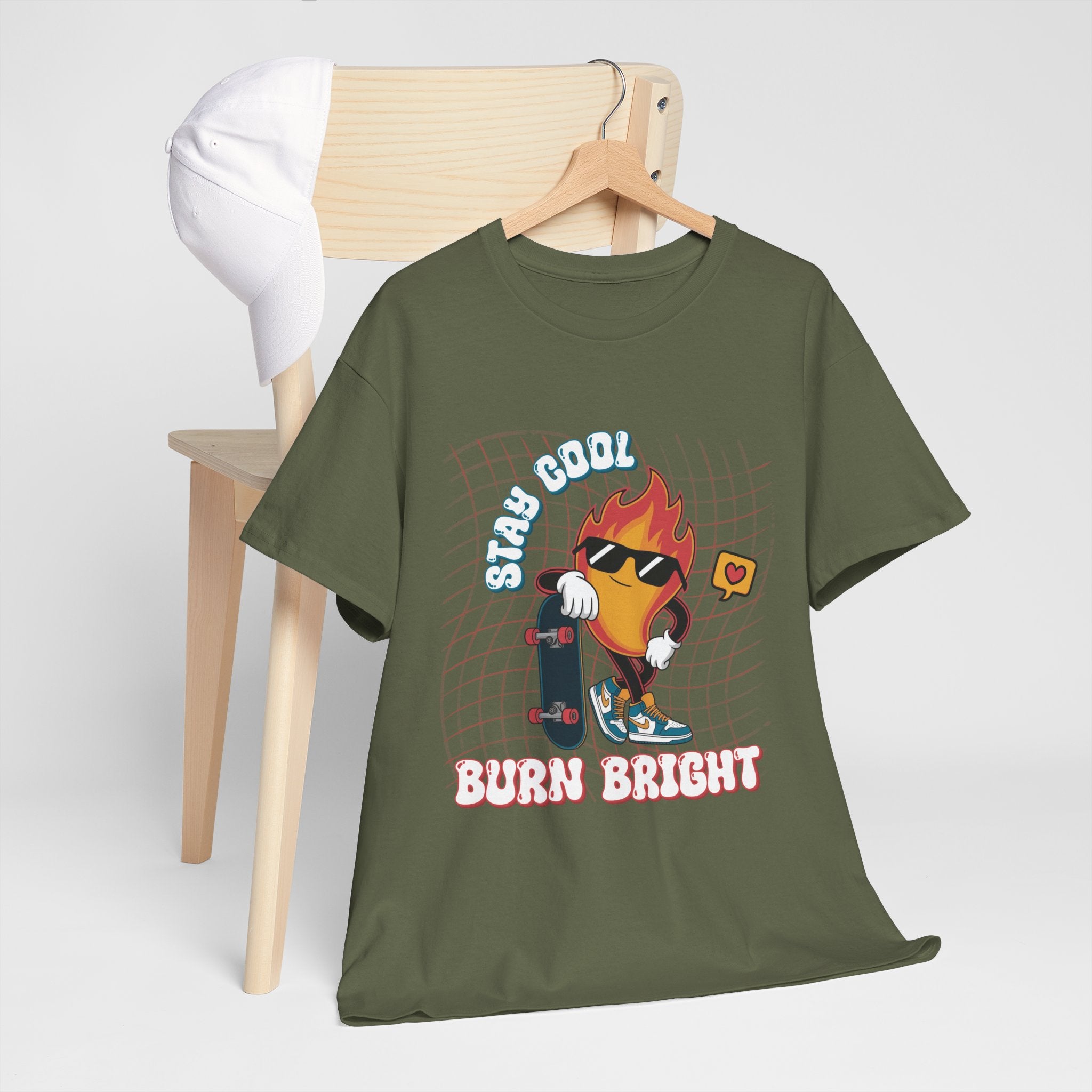 Stay Cool Burn Bright Unisex Tee