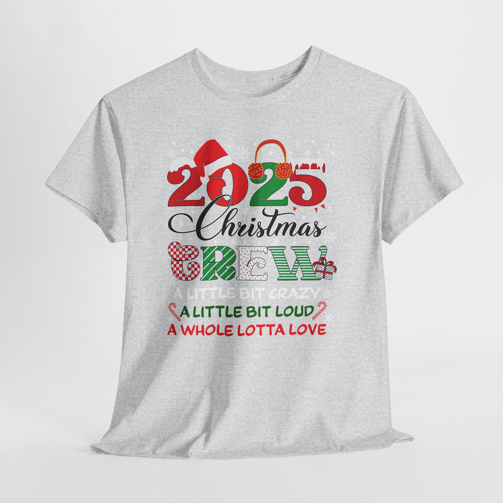 Christmas Crew 2025 Unisex Cotton Tee