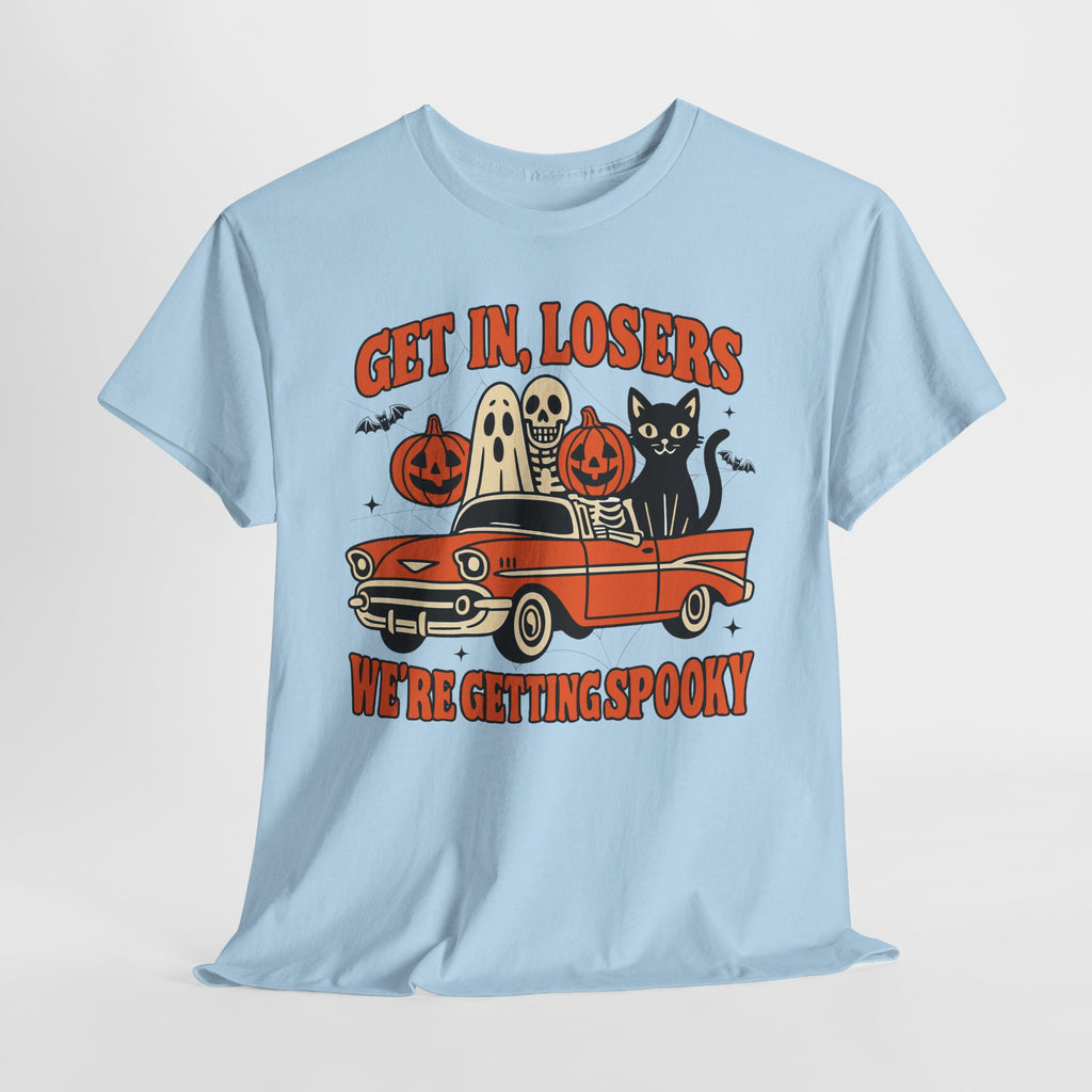 Halloween Skeleton Pumpkin Black Cat Unisex Cotton Tee