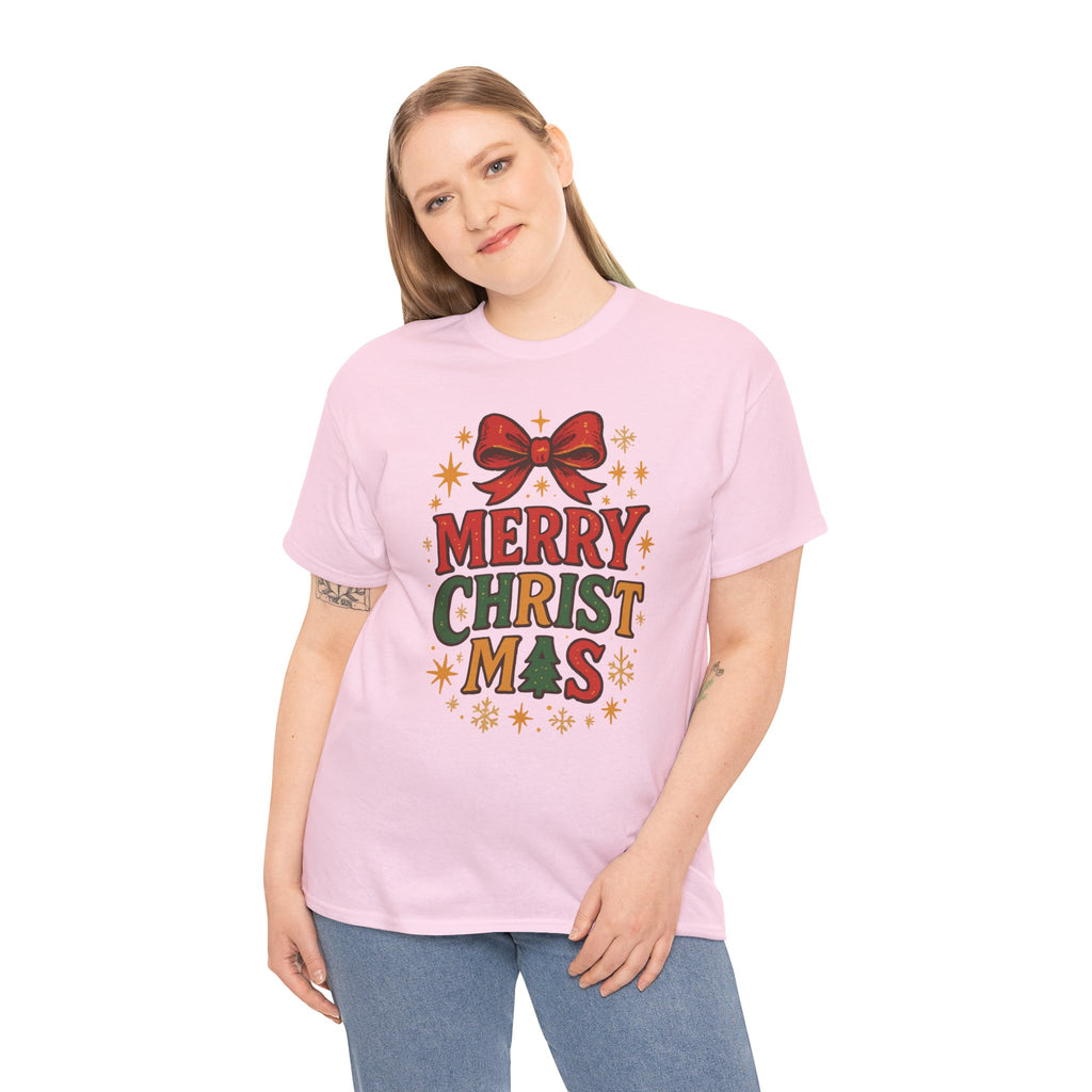 Merry Christmas Unisex Cotton Tee
