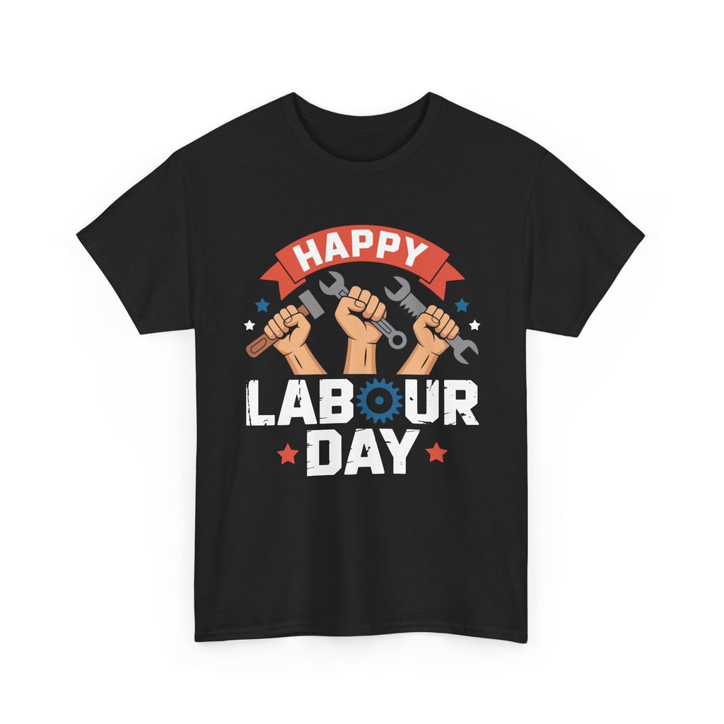 Happy US Labour Day Unisex Heavy Cotton T-Shirt