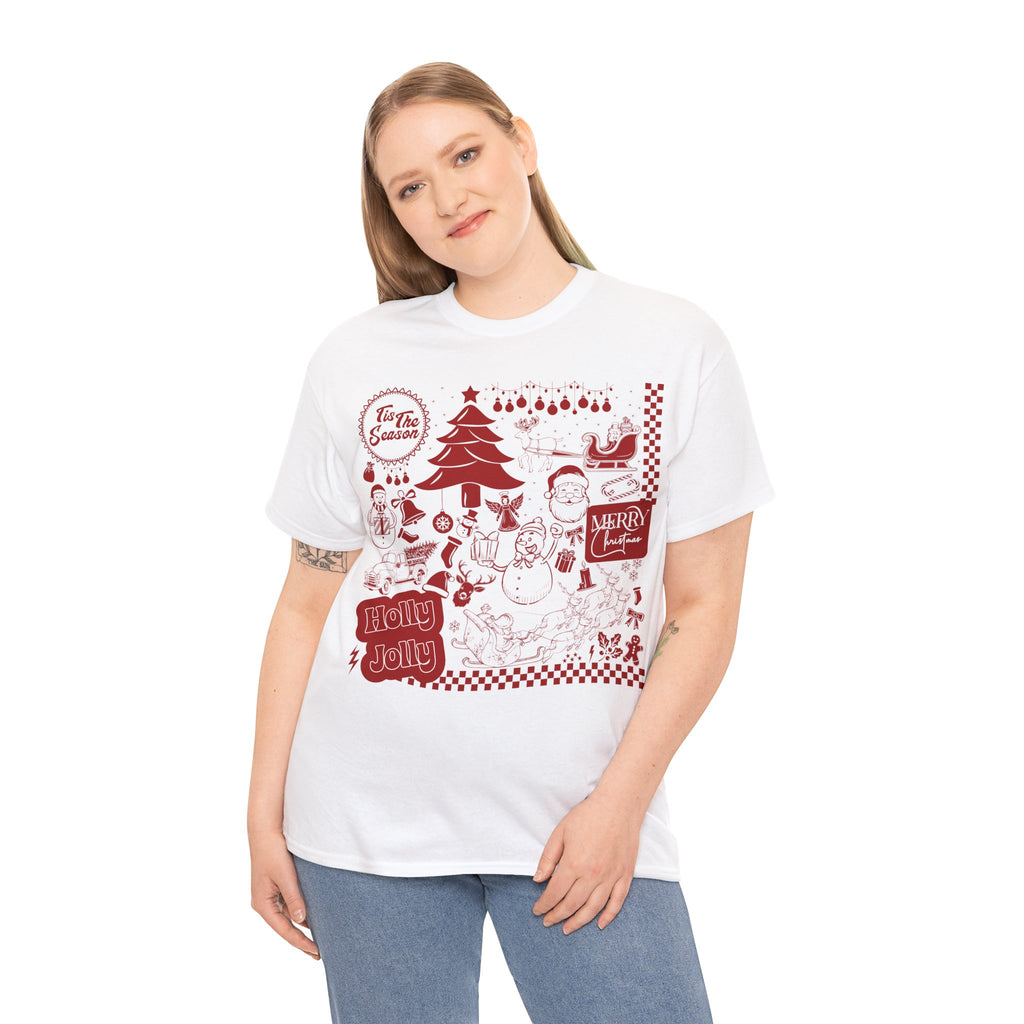 Christmas Festive Unisex Cotton T-shirt