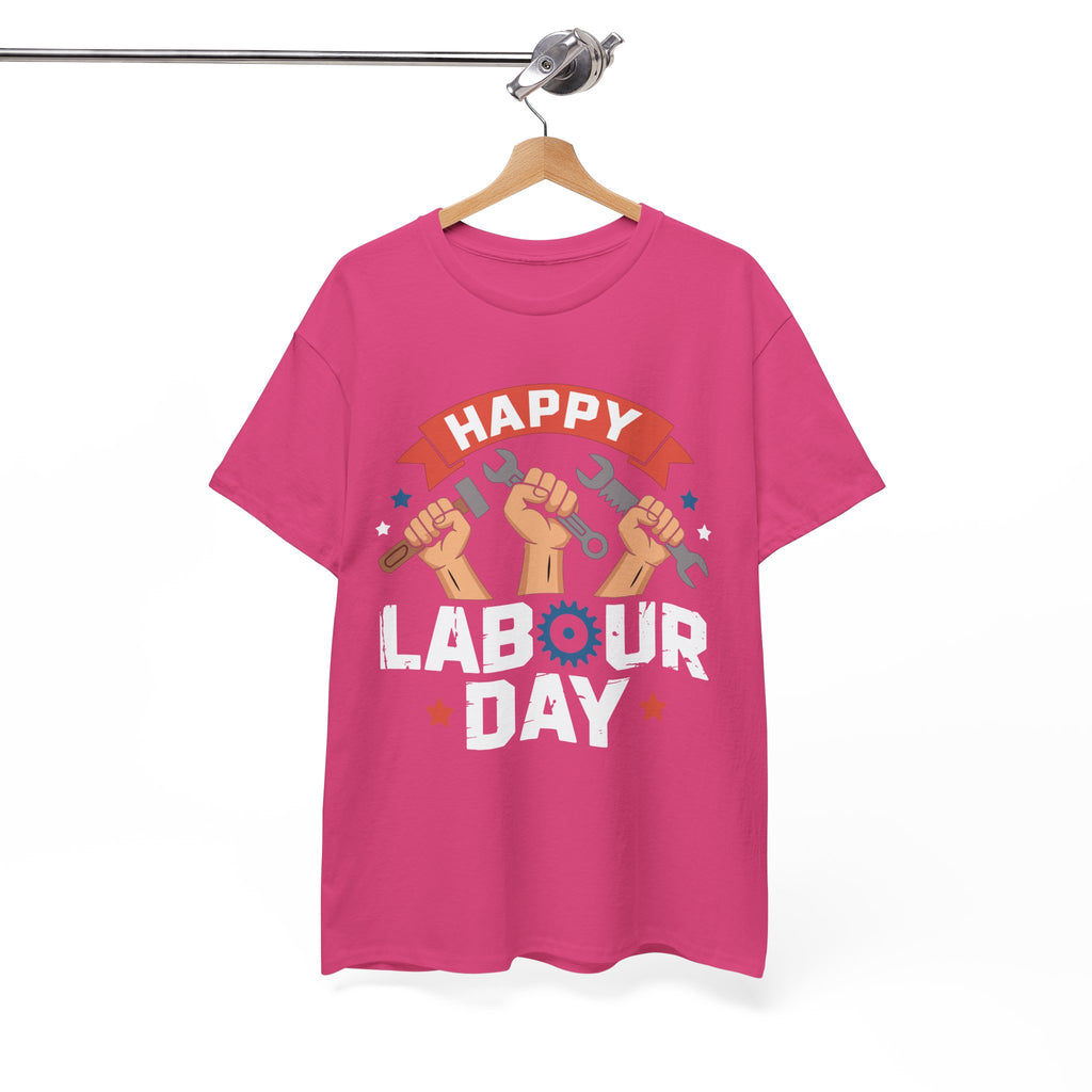 Happy US Labour Day Unisex Heavy Cotton T-Shirt