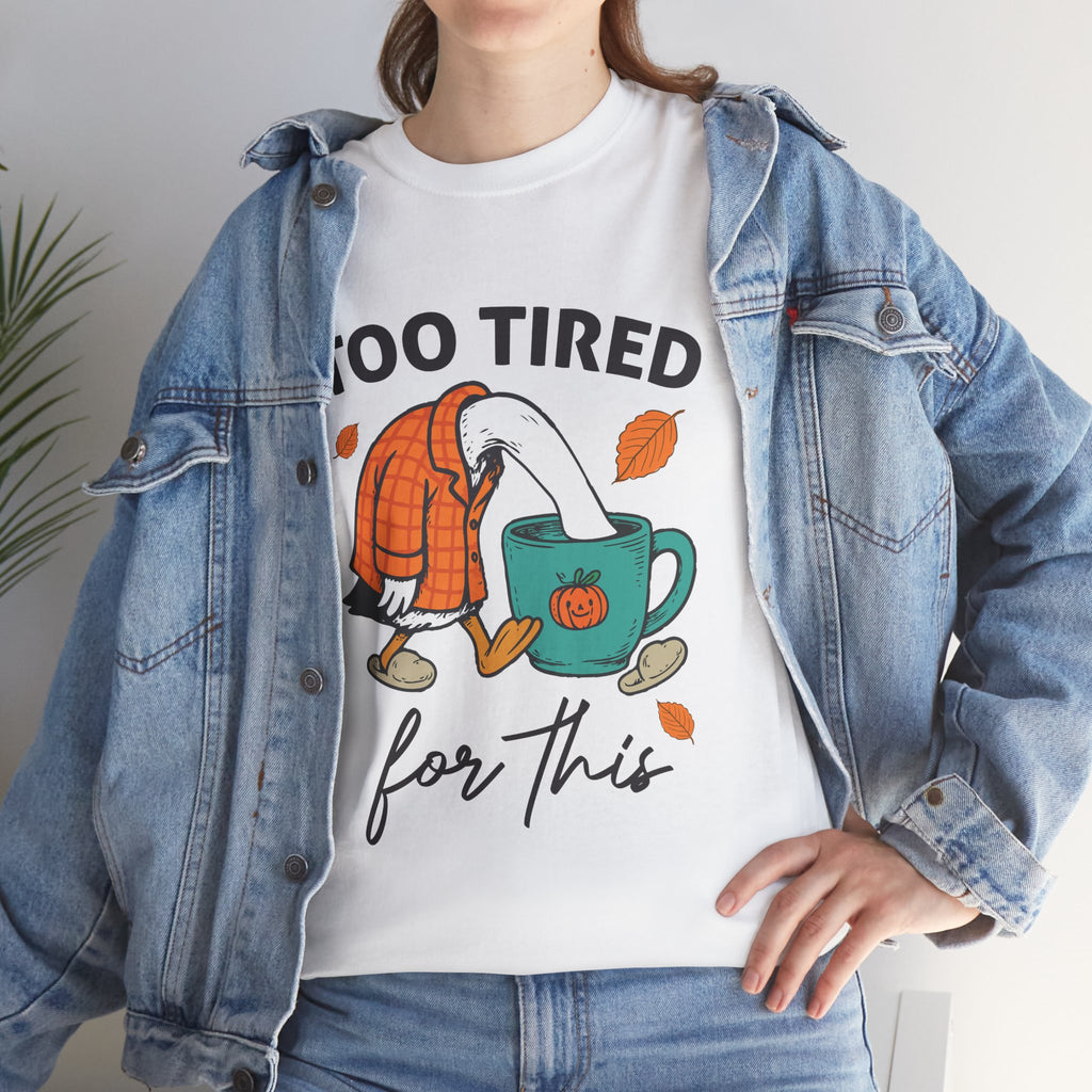 Sleepy Crow Unisex Cotton Tee