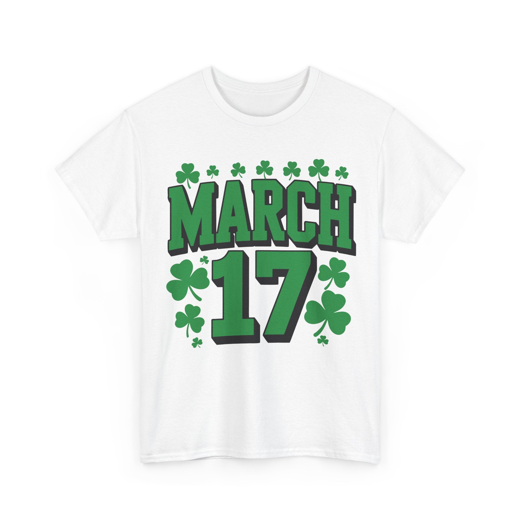 St. Patrick’s Day March 17 Shamrock Unisex Cotton T‑Shirt