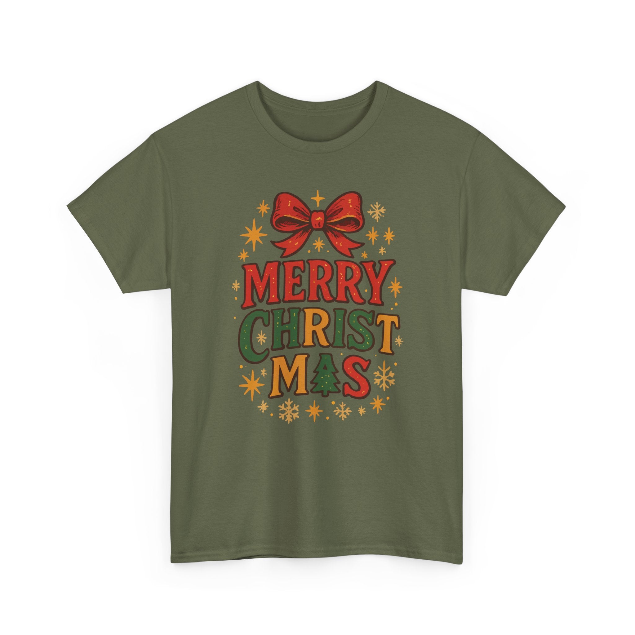 Merry Christmas Unisex Cotton Tee