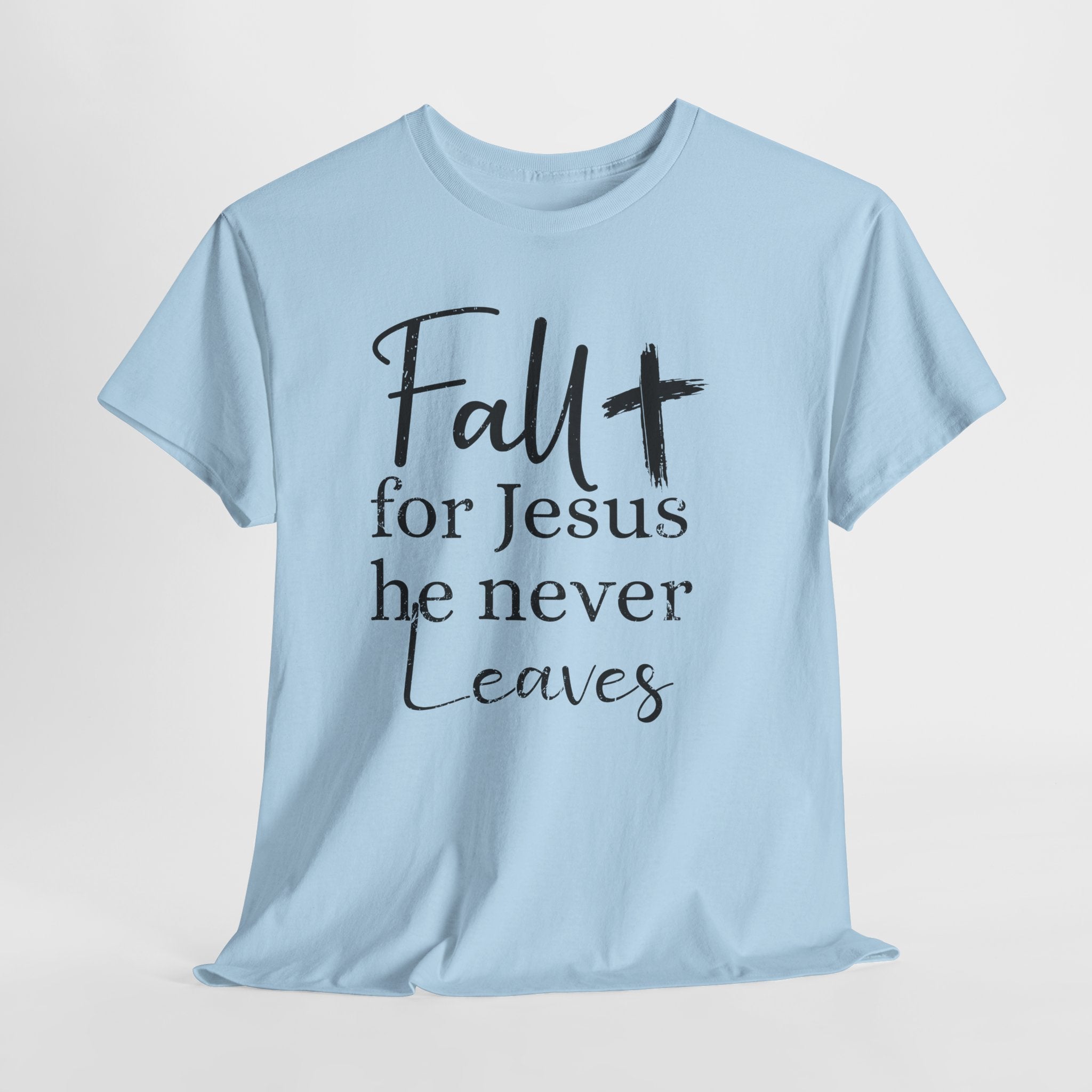 Fall for Jesus Pumpkin Church Unisex Cotton T-Shirt