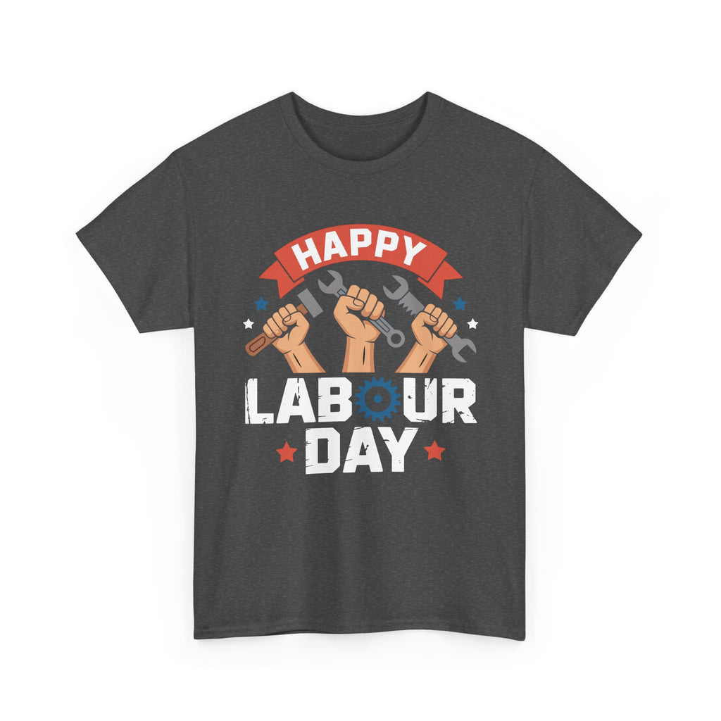 Happy US Labour Day Unisex Heavy Cotton T-Shirt