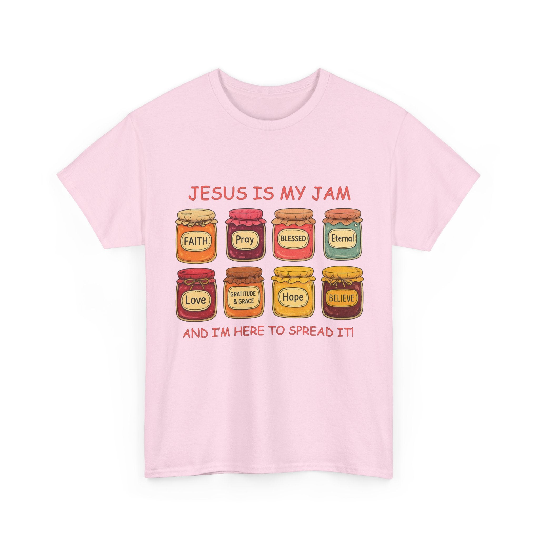 Jesus Is My Jam T-Shirt — Christian Faith Jam Jar Unisex Cotton Tee