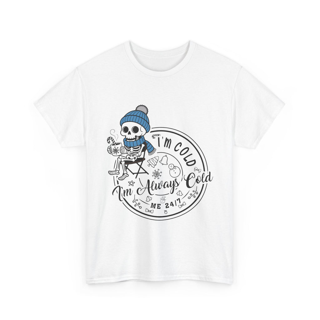 Cozy Skeleton Unisex Cotton Tee
