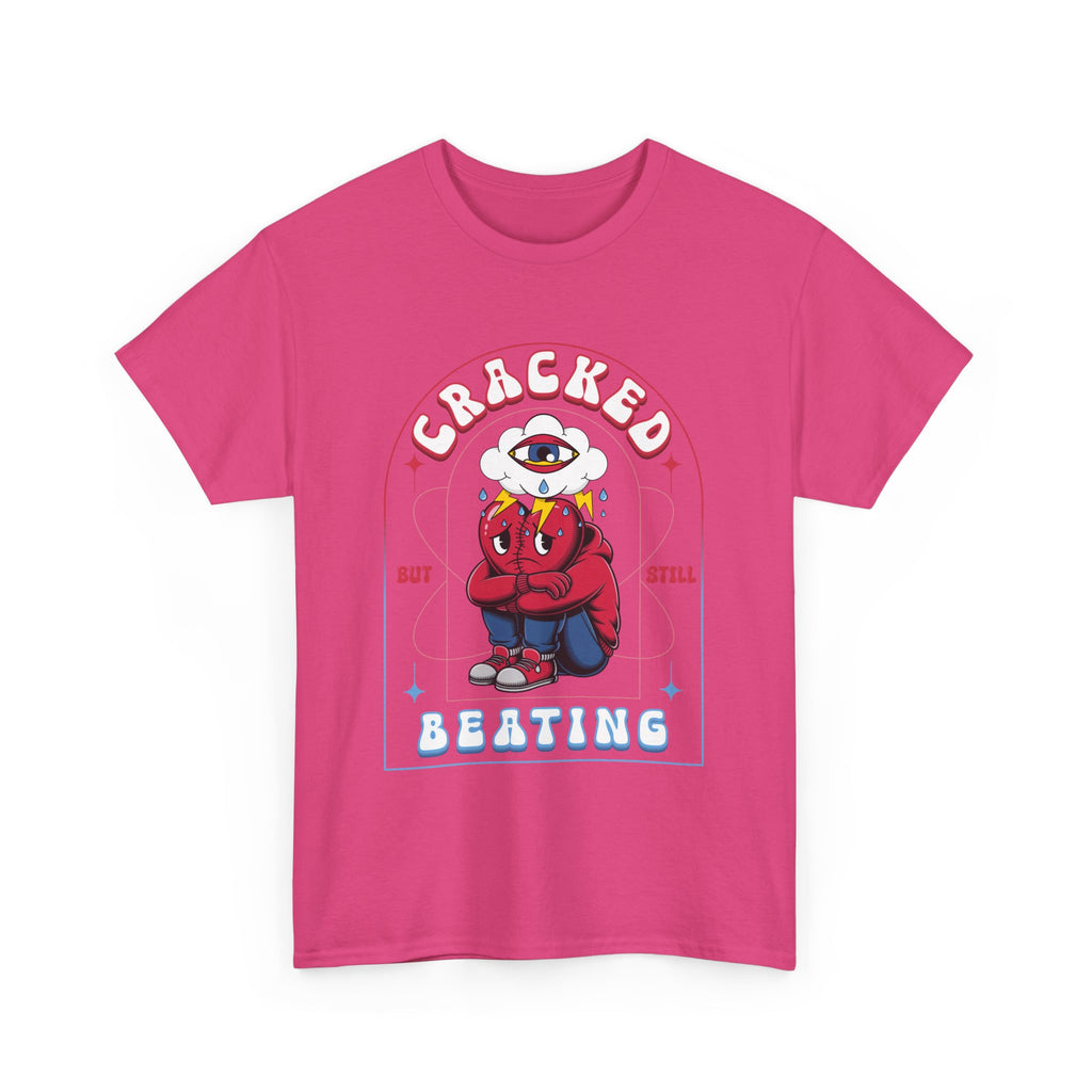 Cracked but still beating Tee