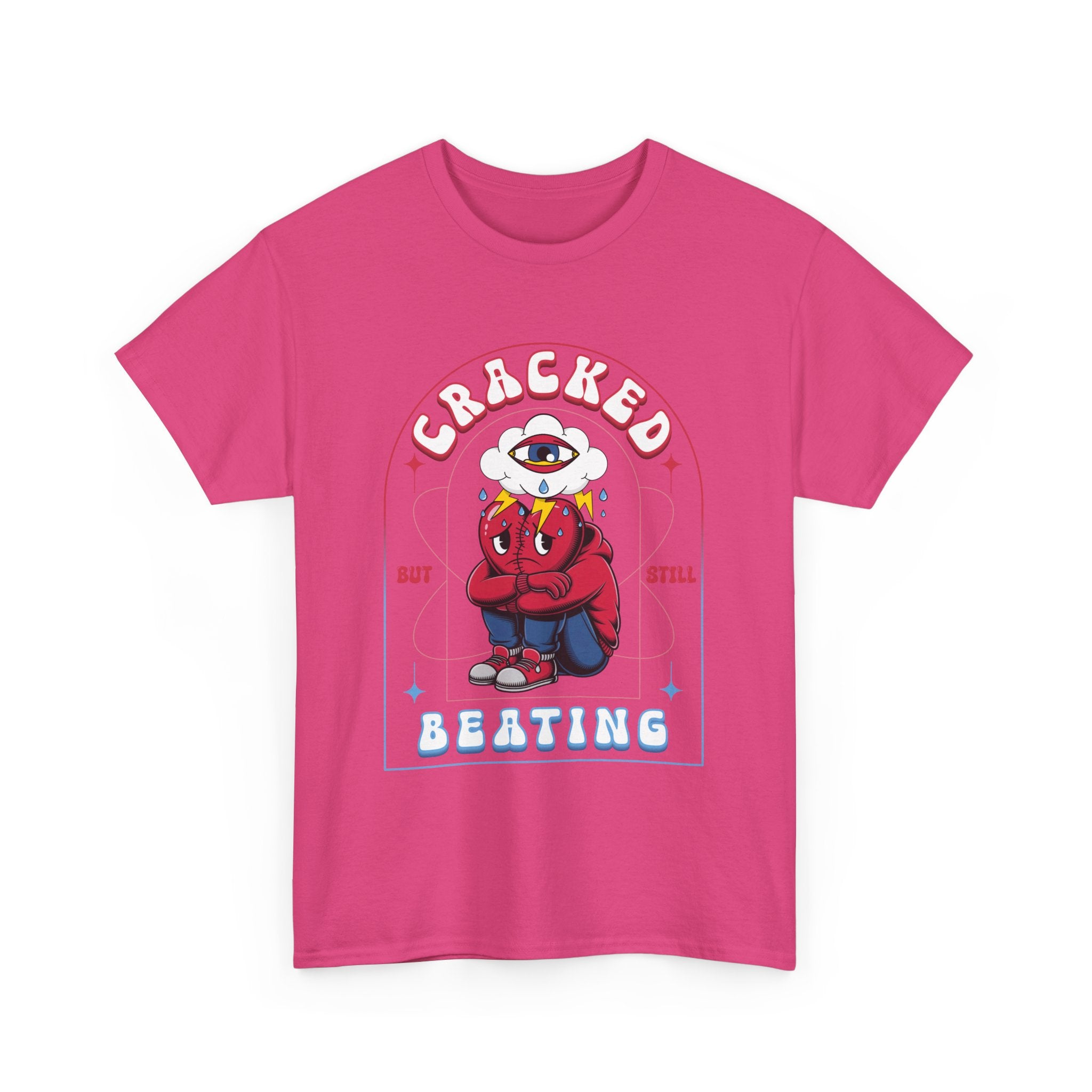 Cracked but still beating Tee