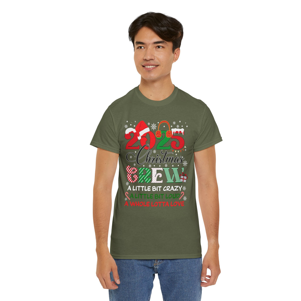 Christmas Crew 2025 Unisex Cotton Tee