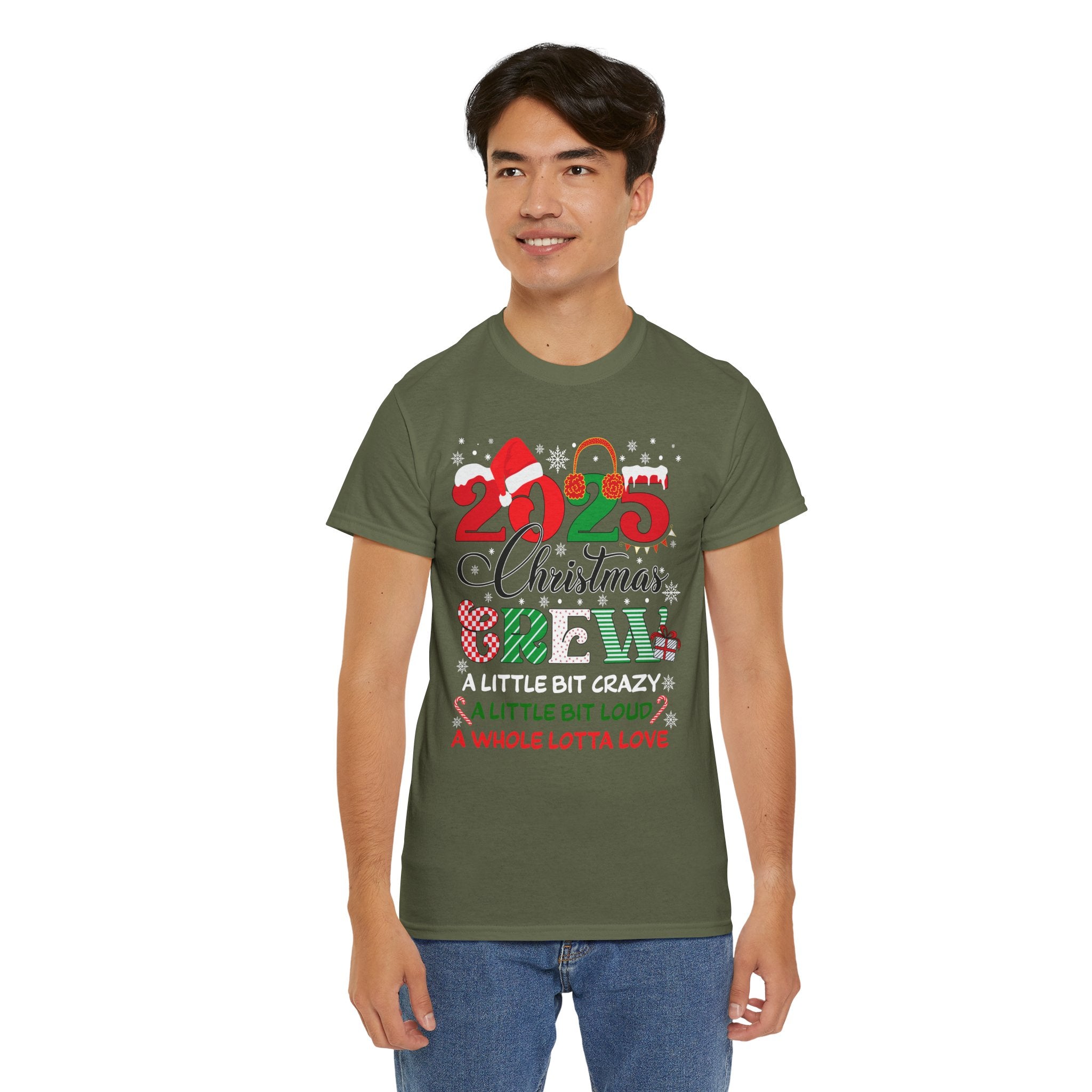 Christmas Crew 2025 Unisex Cotton Tee