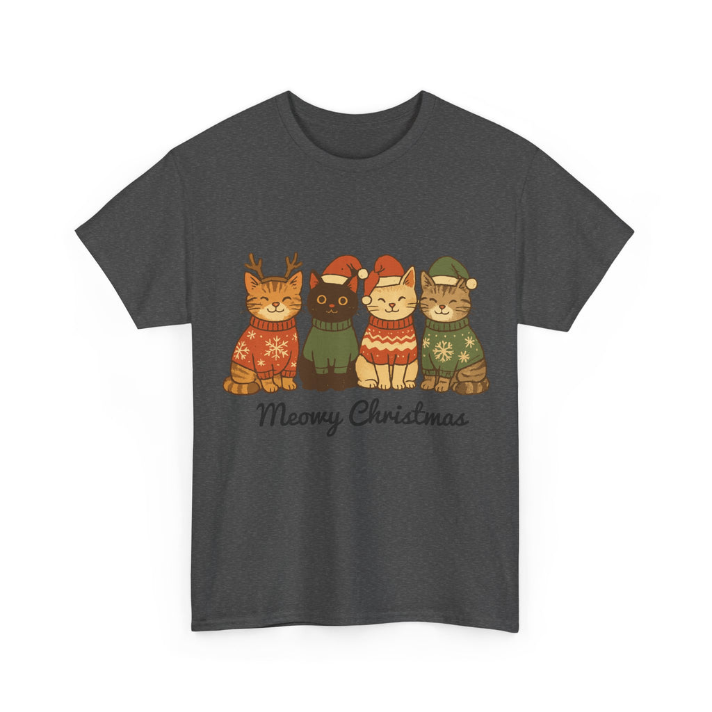 Christmas Cats Unisex Cotton Tee