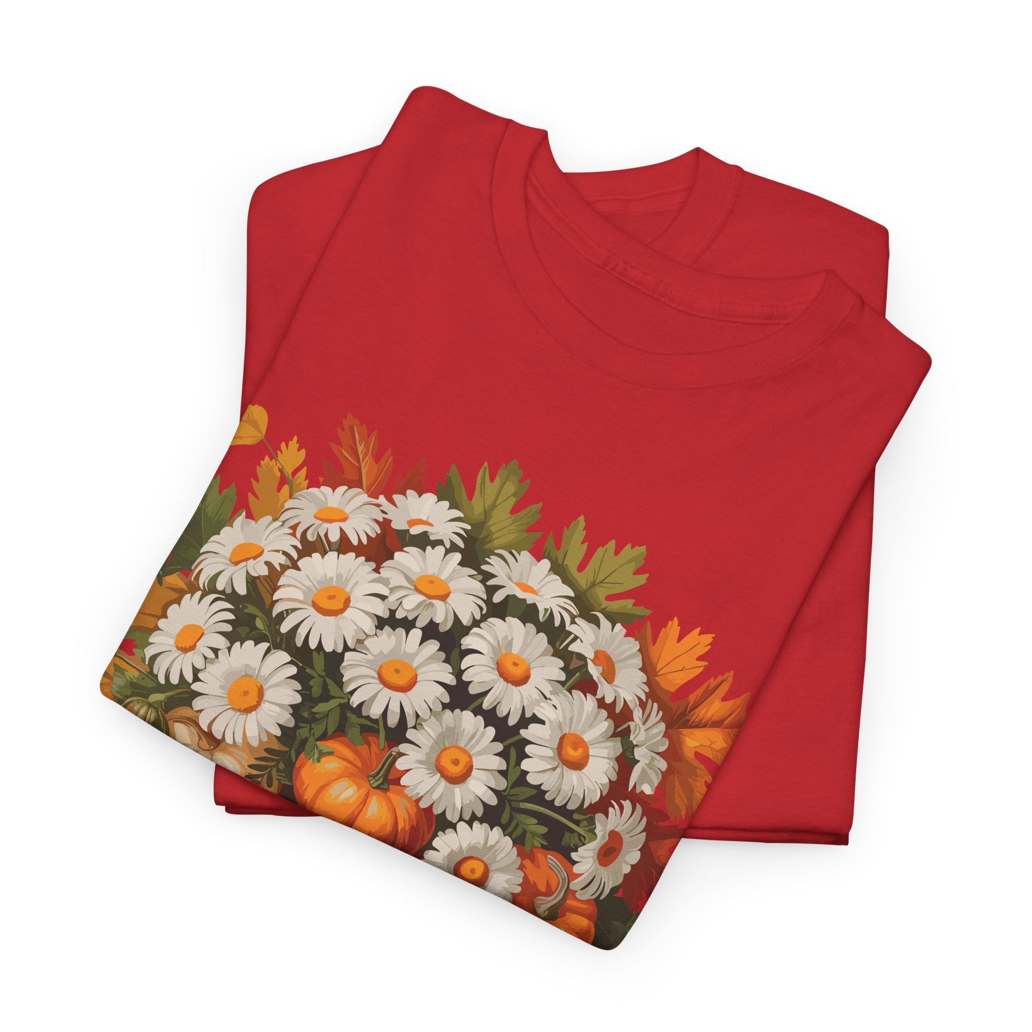I Will Praise Him In Every Season Fall Floral Unisex Cotton Tee