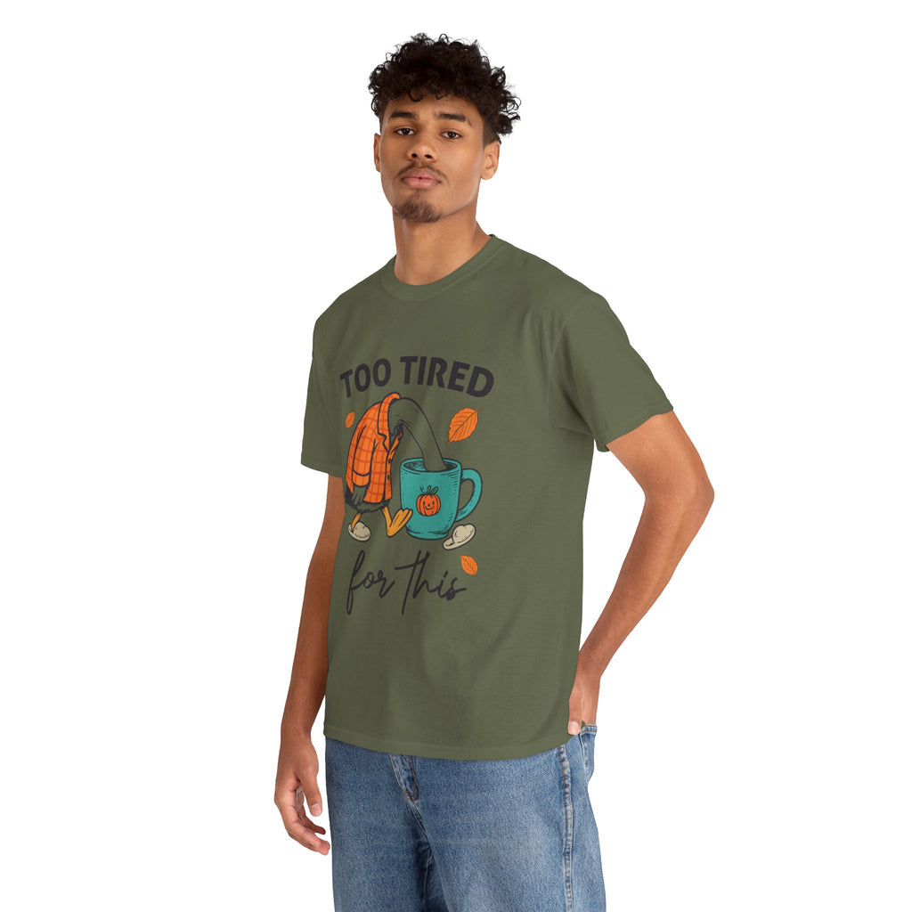 Sleepy Crow Unisex Cotton Tee