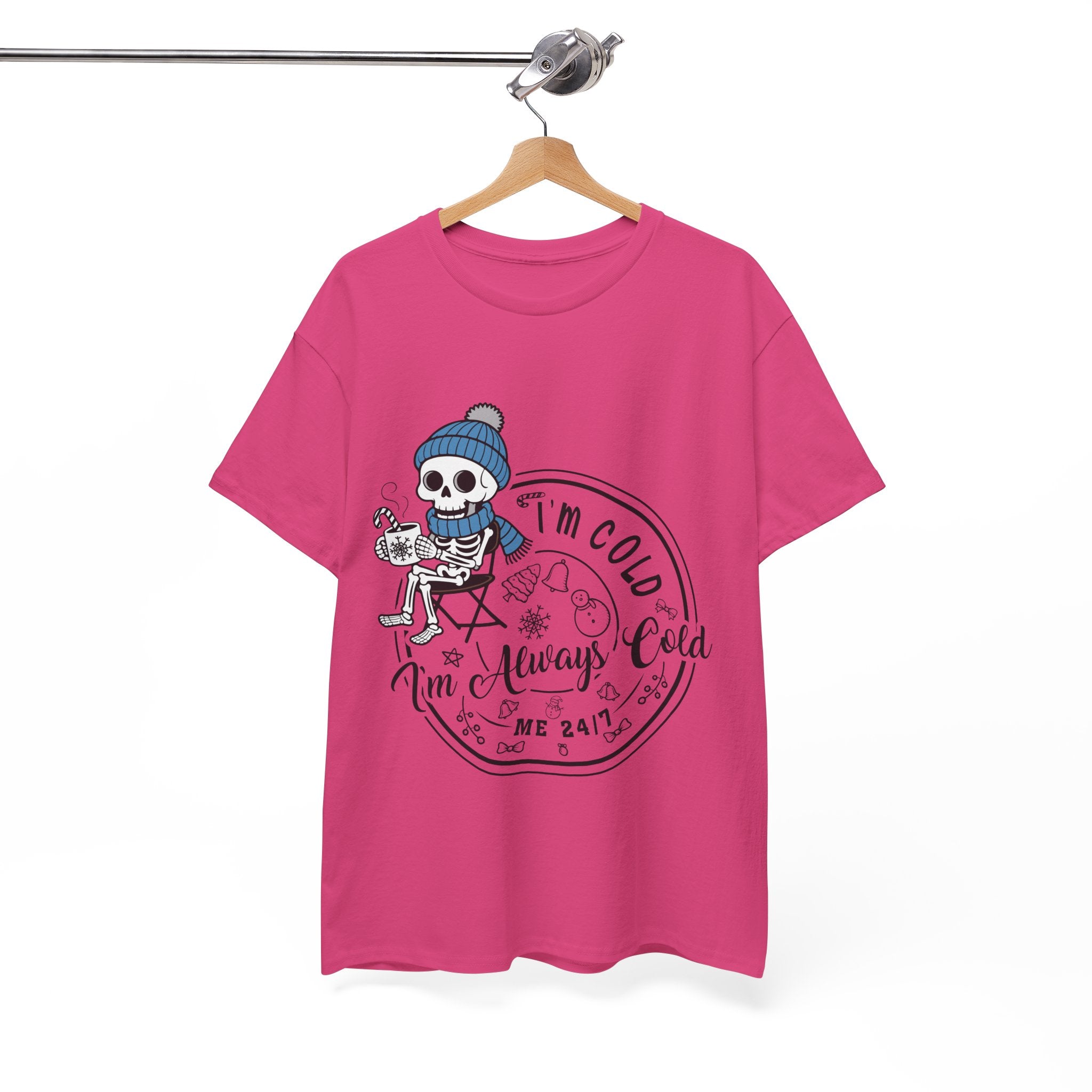 Cozy Skeleton Unisex Cotton Tee