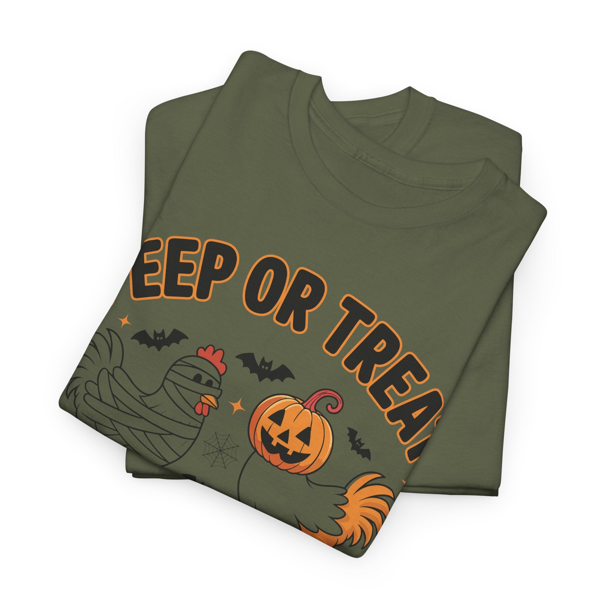 Peep or Treat Halloween Unisex Cotton Tee