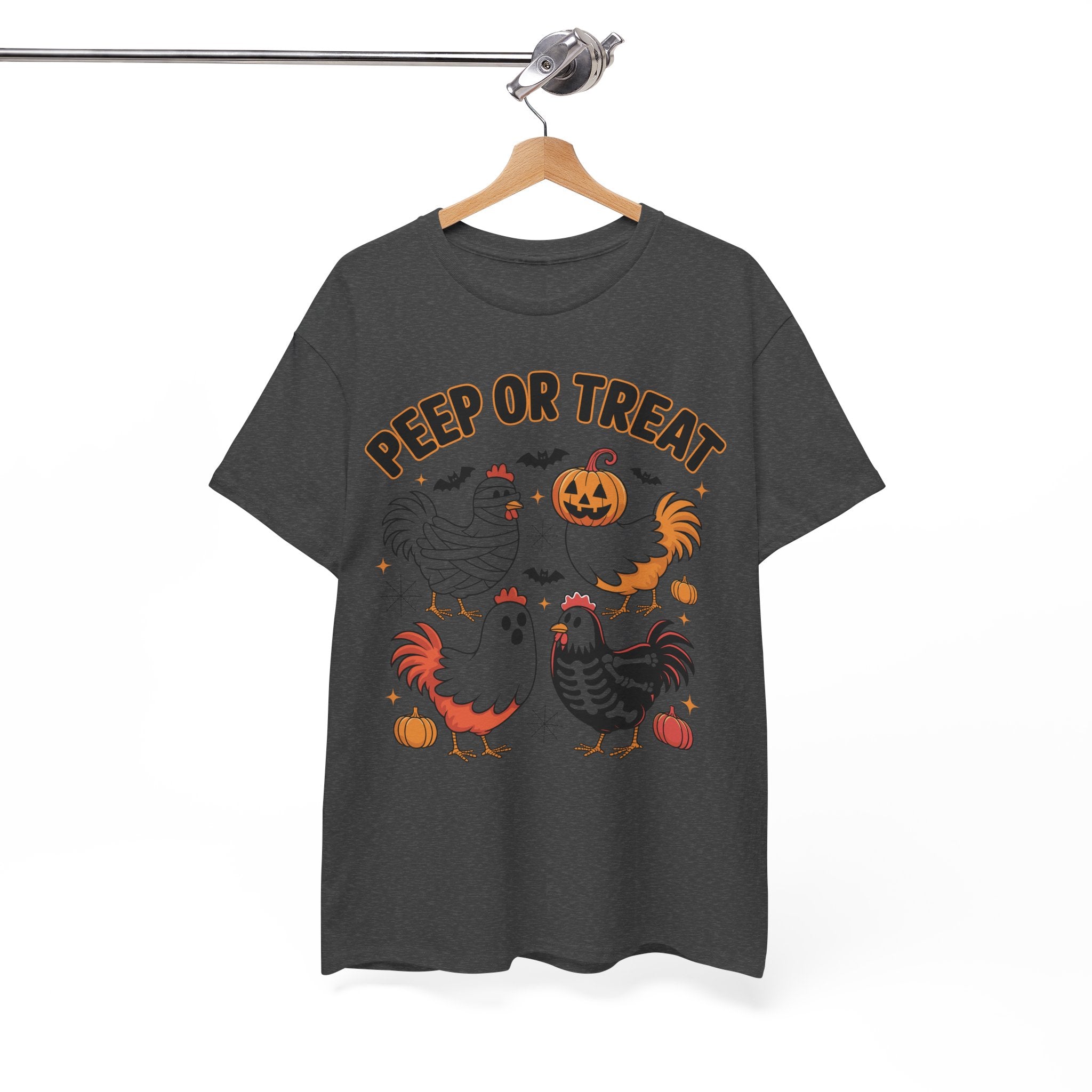 Peep or Treat Halloween Unisex Cotton Tee