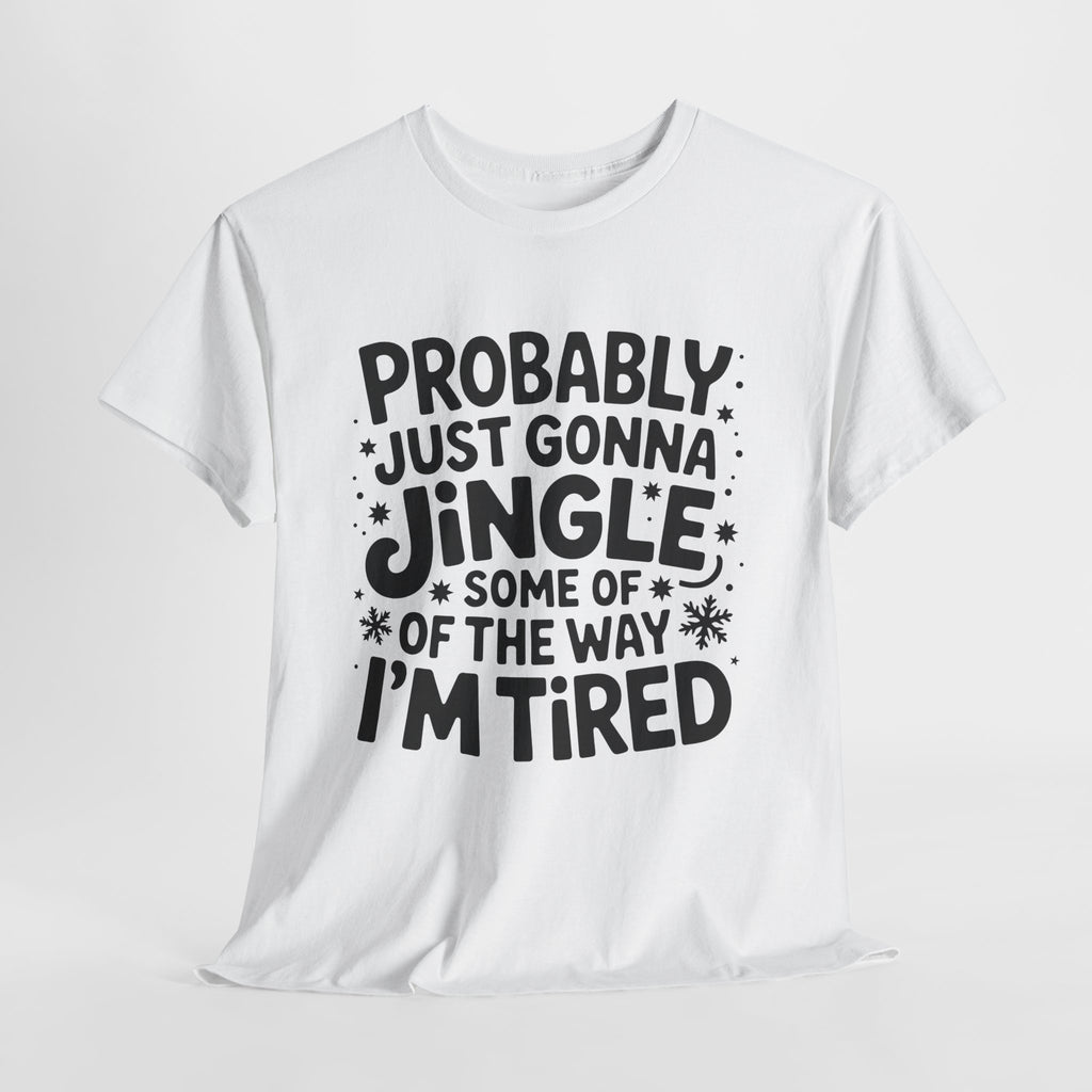 Black & White Minimalist Script Yes, I'm Always Cold Unisex Cotton Tee