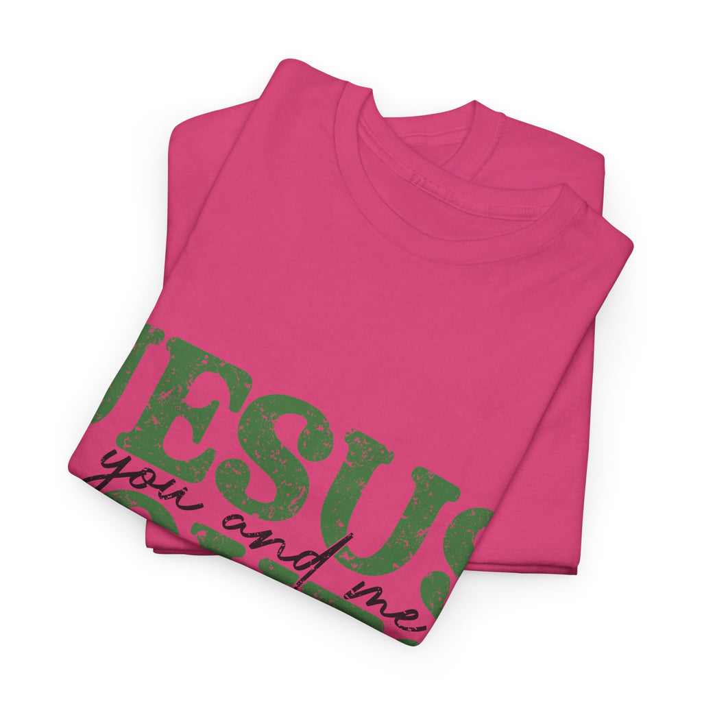 Jesus Loves Vintage Tee — Green Retro Christian Unisex Cotton T-Shirt