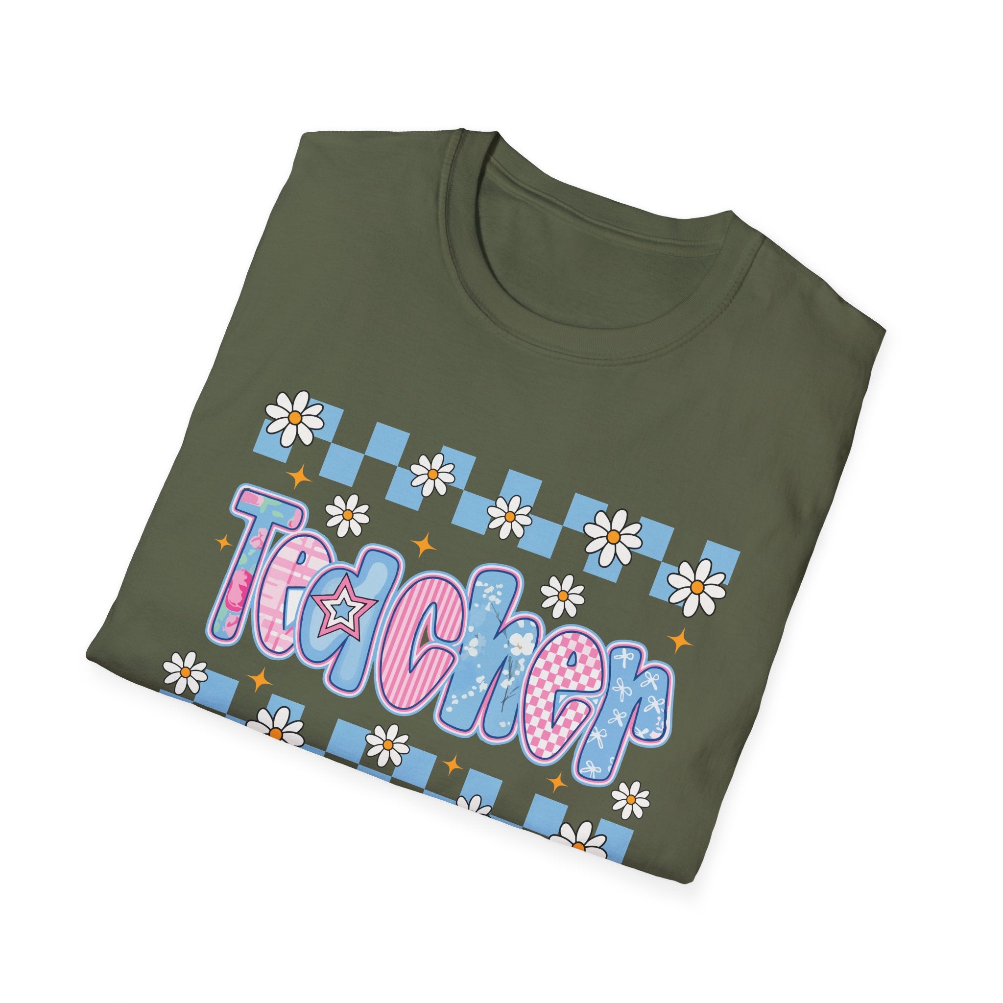Teacher Vibes Unisex Softstyle T-Shirt