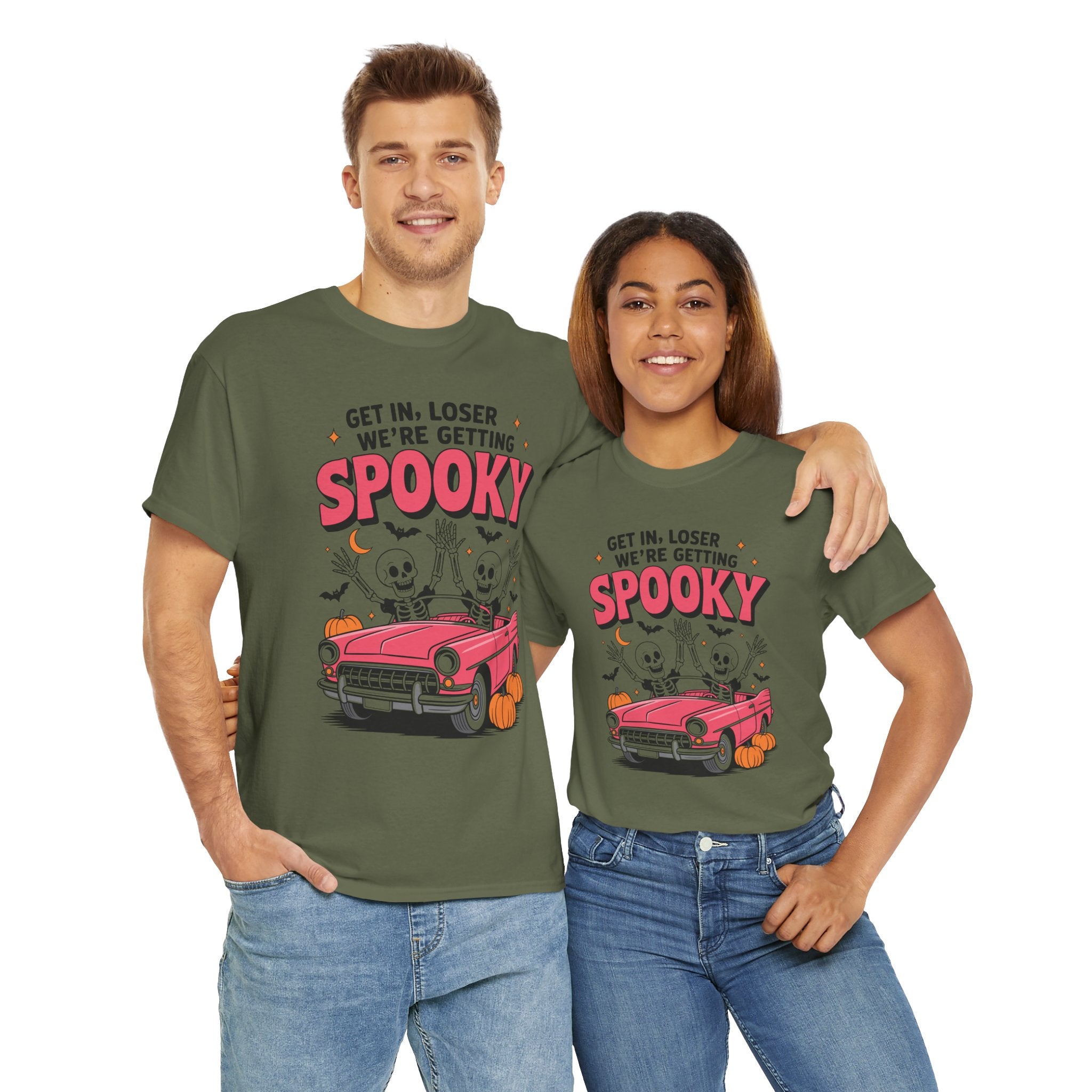 Spooky Skeletons Unisex Cotton Tee