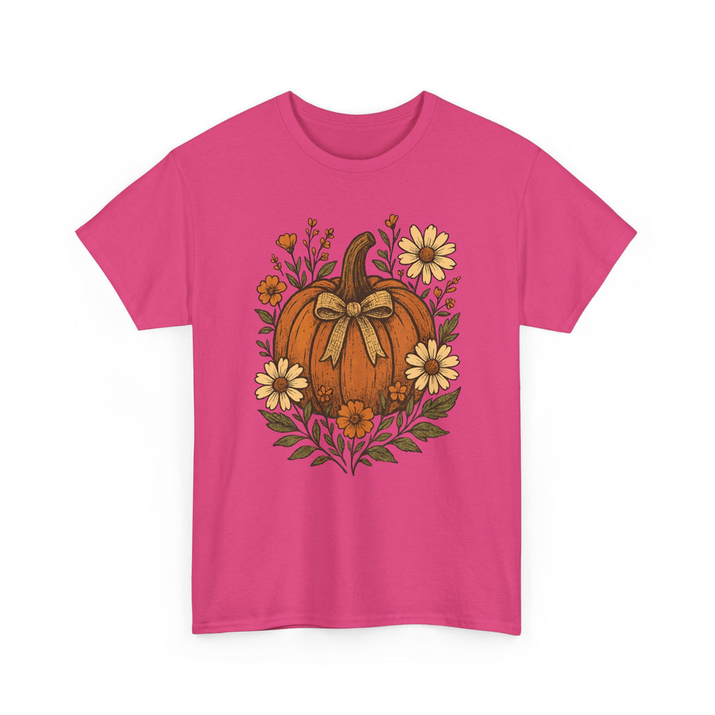 Pumpkin Daisy Unisex Cotton Tee