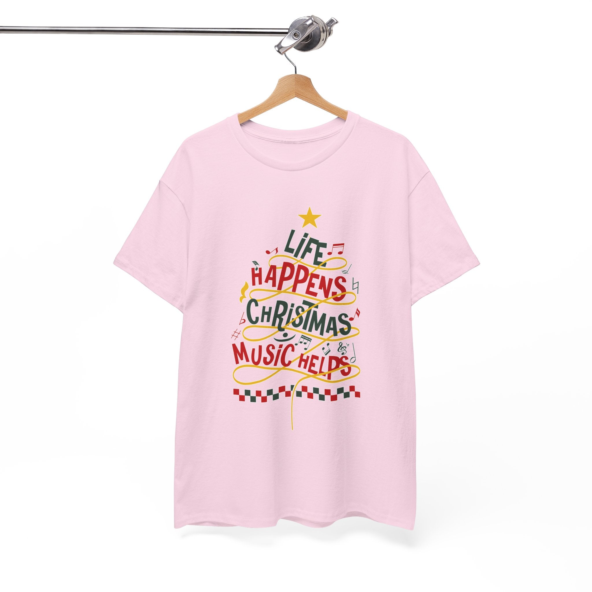 Christmas Music Tree Unisex Cotton Tee