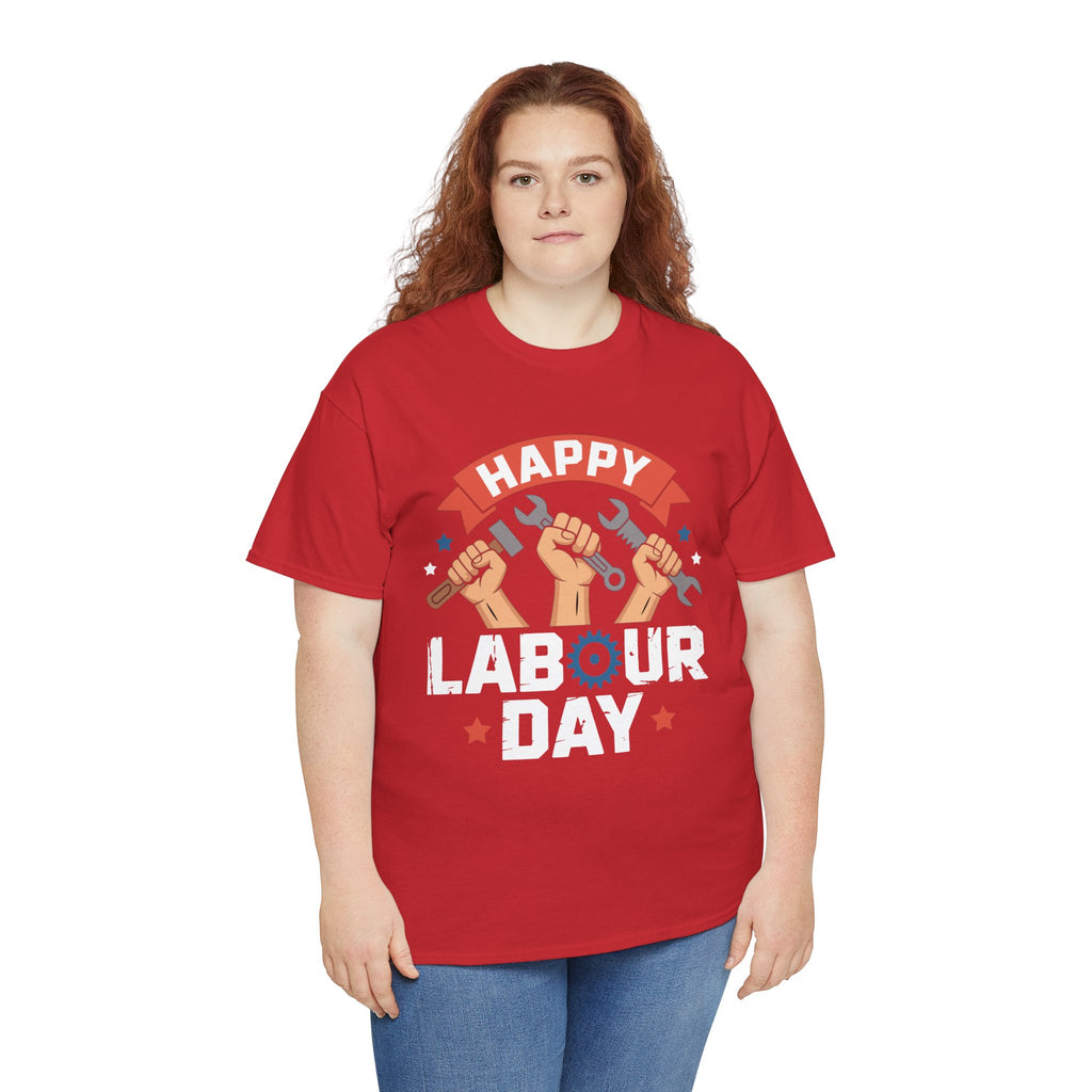 Happy US Labour Day Unisex Heavy Cotton T-Shirt
