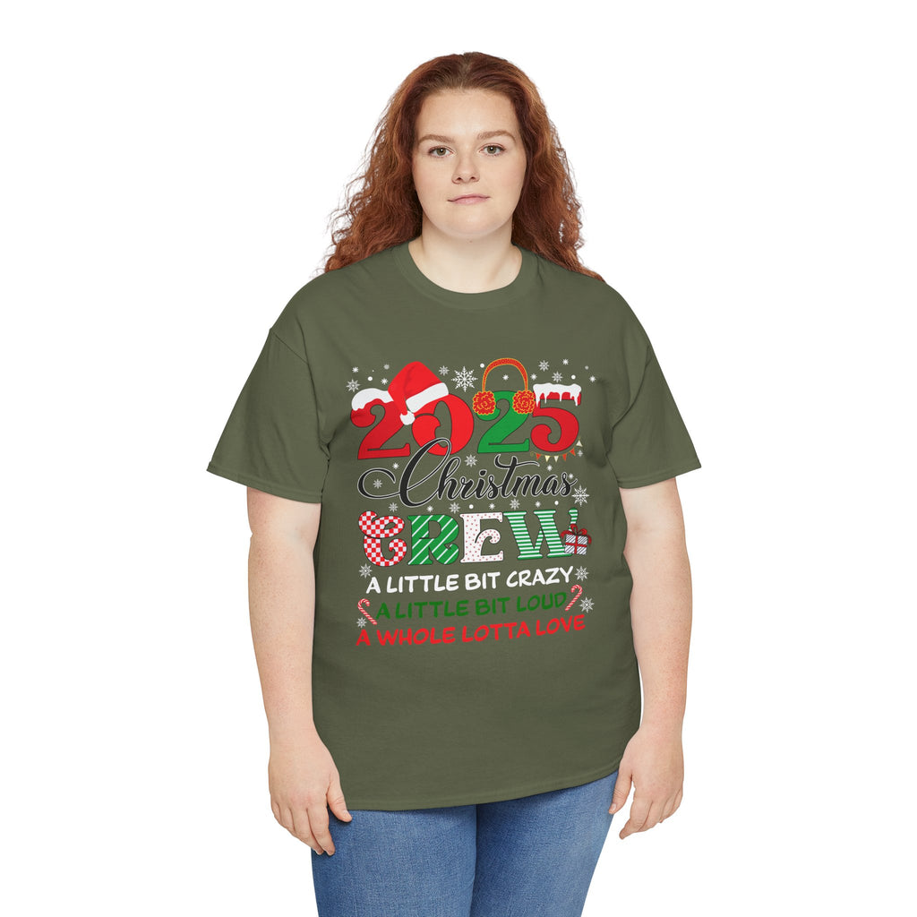 Christmas Crew 2025 Unisex Cotton Tee