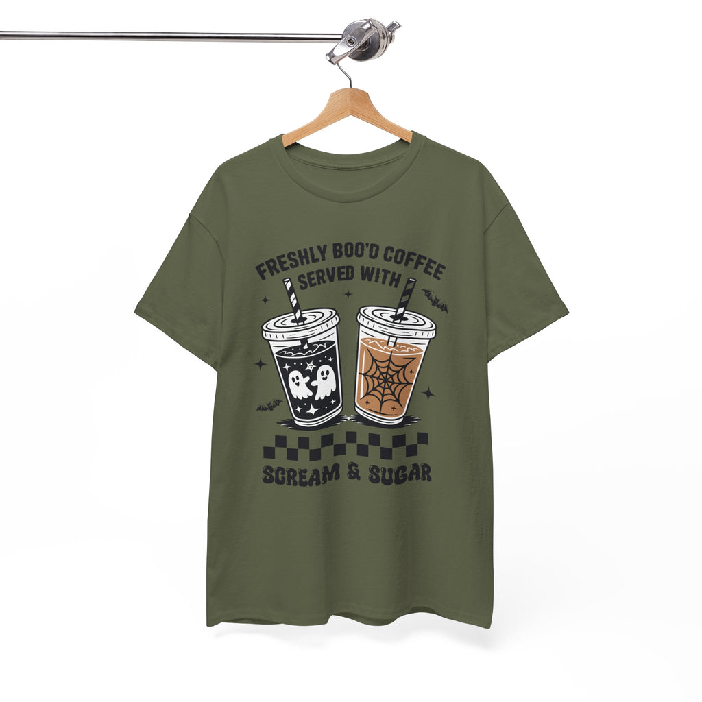 Halloween Iced Coffee Unisex Cotton Tee