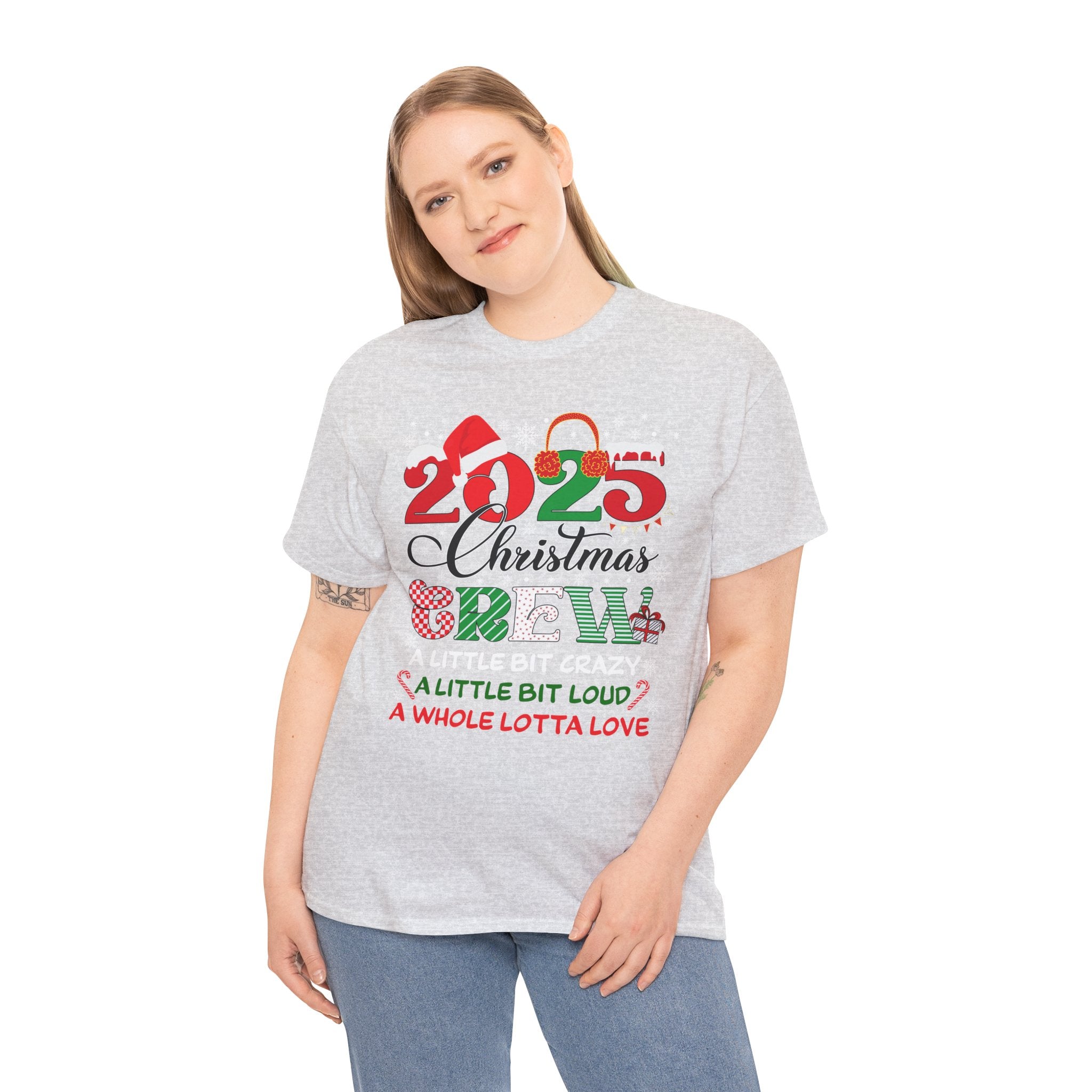 Christmas Crew 2025 Unisex Cotton Tee
