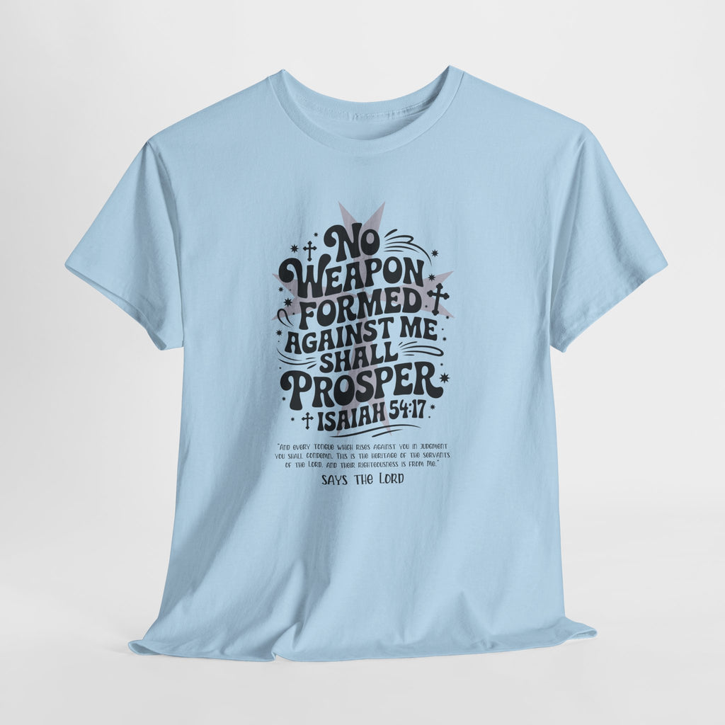 Christian Cross Text Art T-Shirt — Faith & Salvation Unisex Cotton Tee