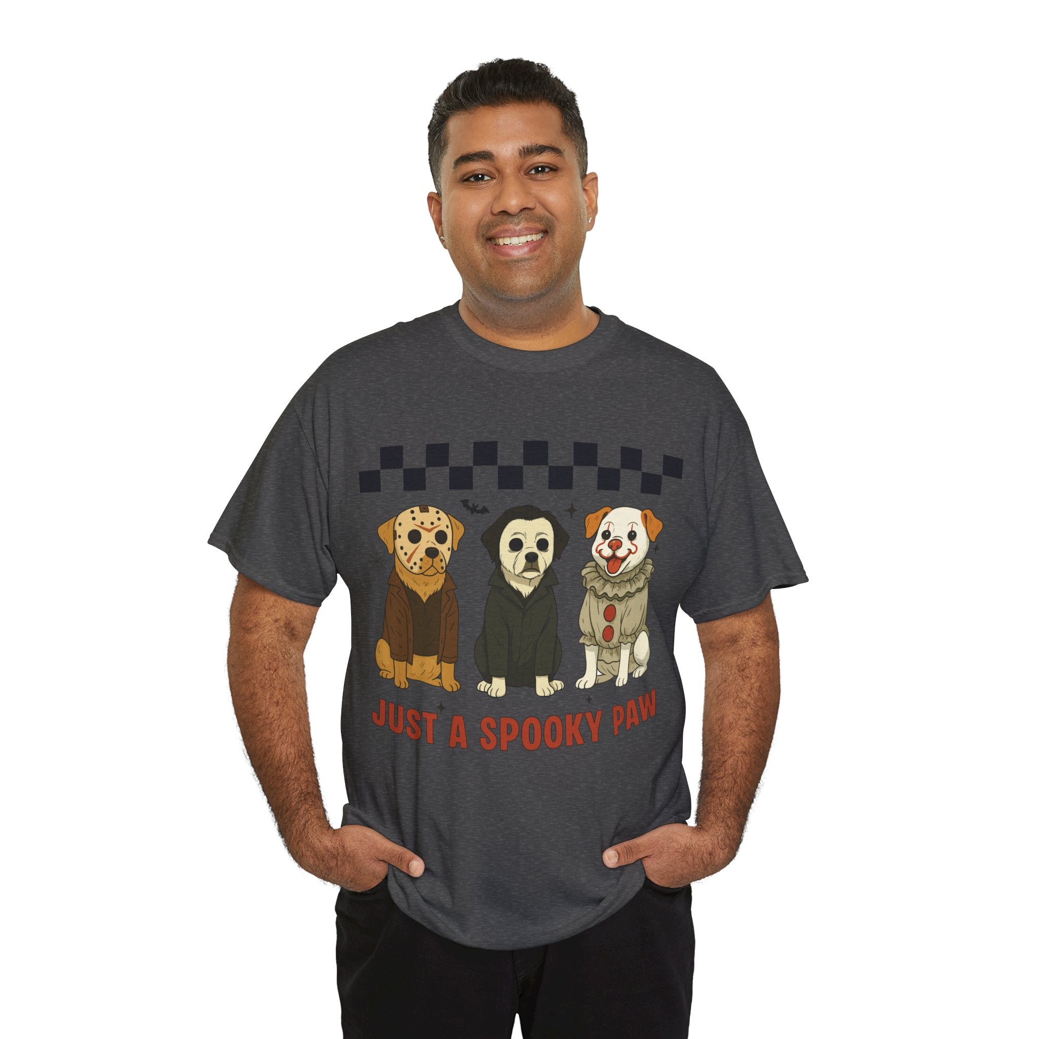 Halloween "Just A Spooky Paw" Unisex Cotton Tee