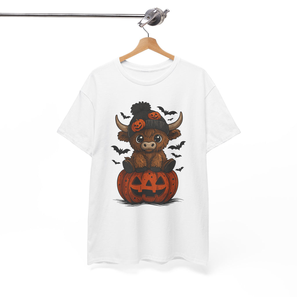 Halloween Cow Unisex Cotton Tshirt