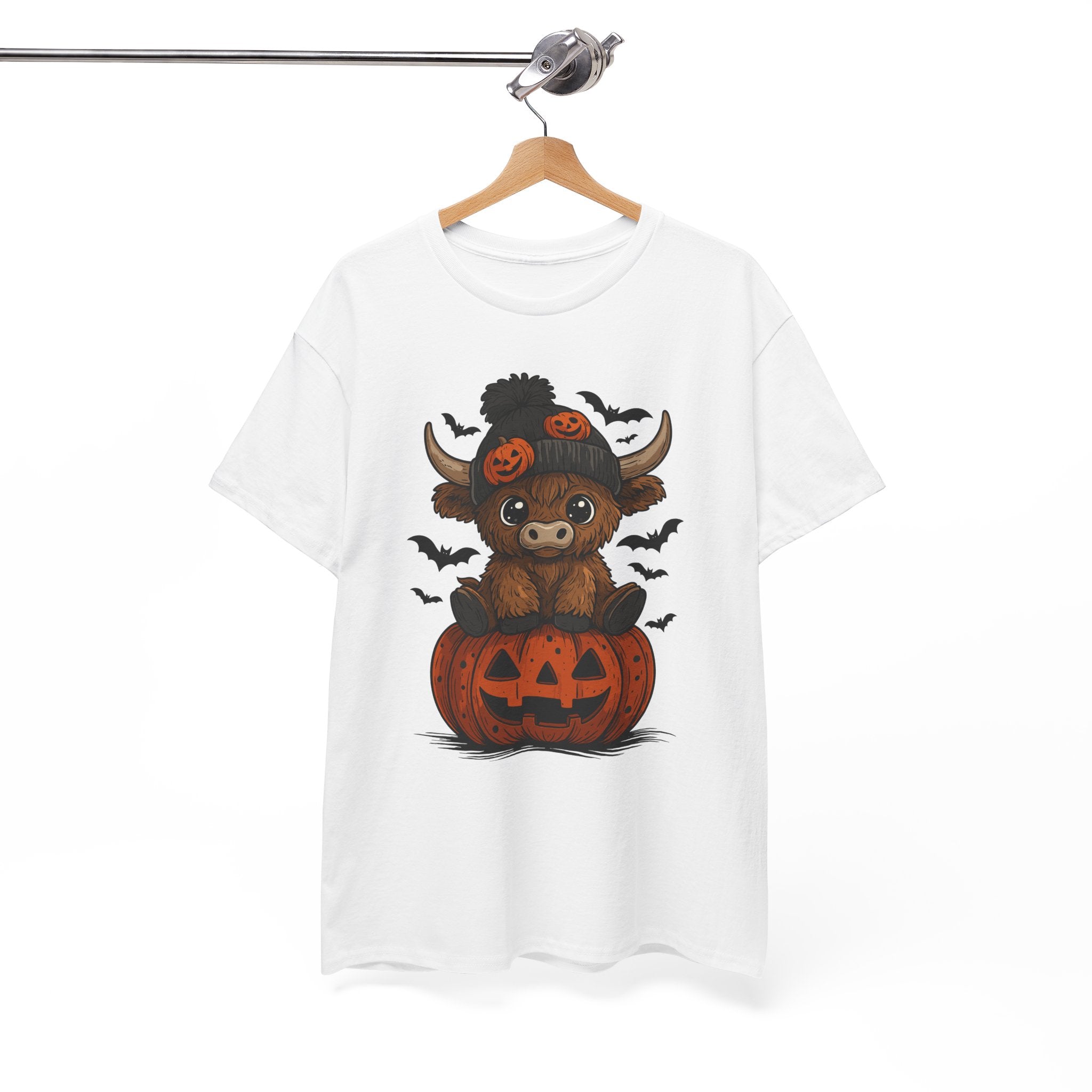 Halloween Cow Unisex Cotton Tshirt