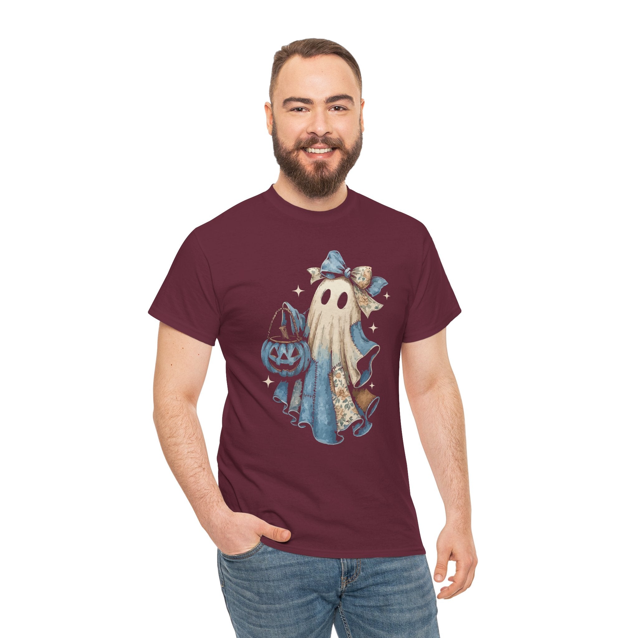 Ghost Halloween Unisex Cotton Tee