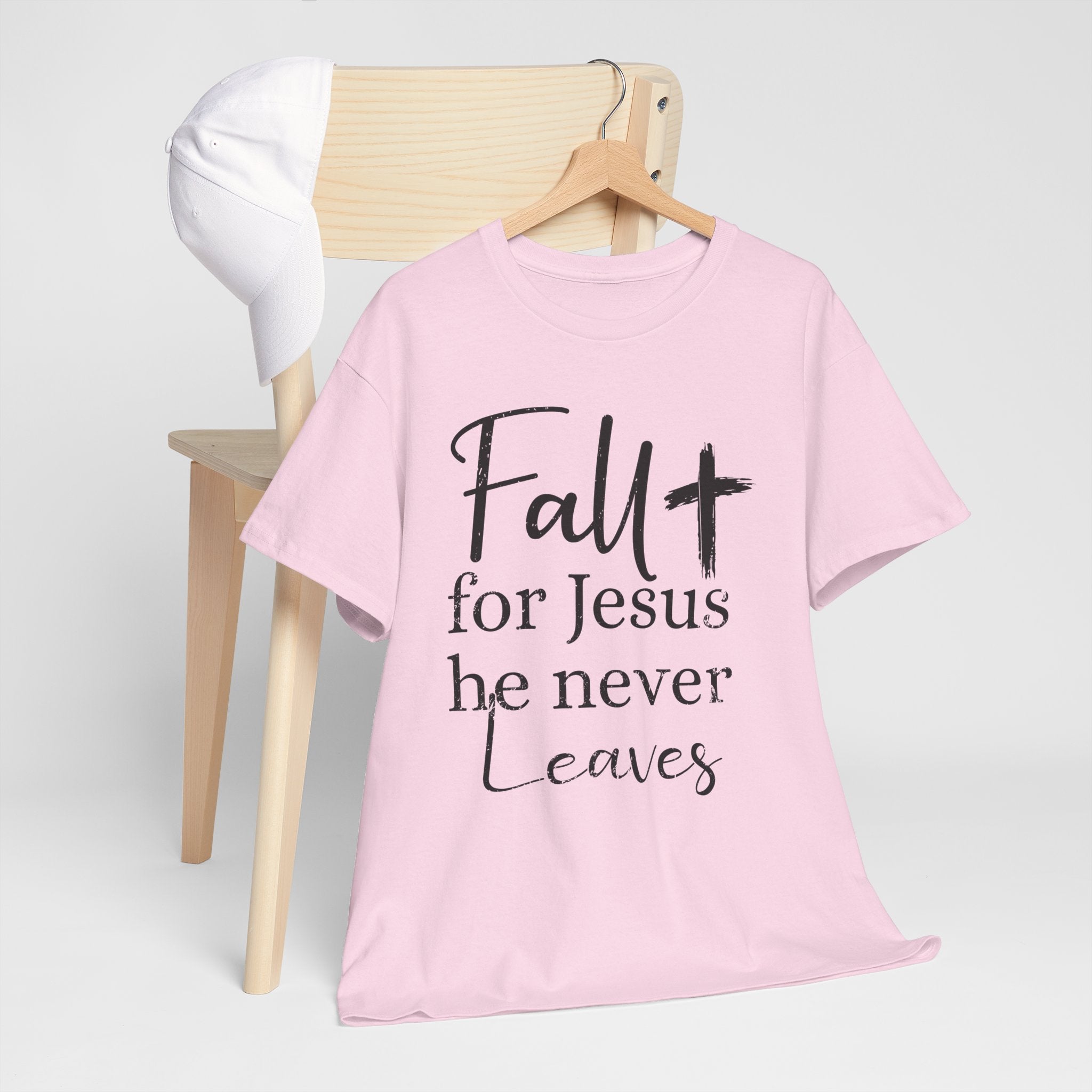 Fall for Jesus Pumpkin Church Unisex Cotton T-Shirt