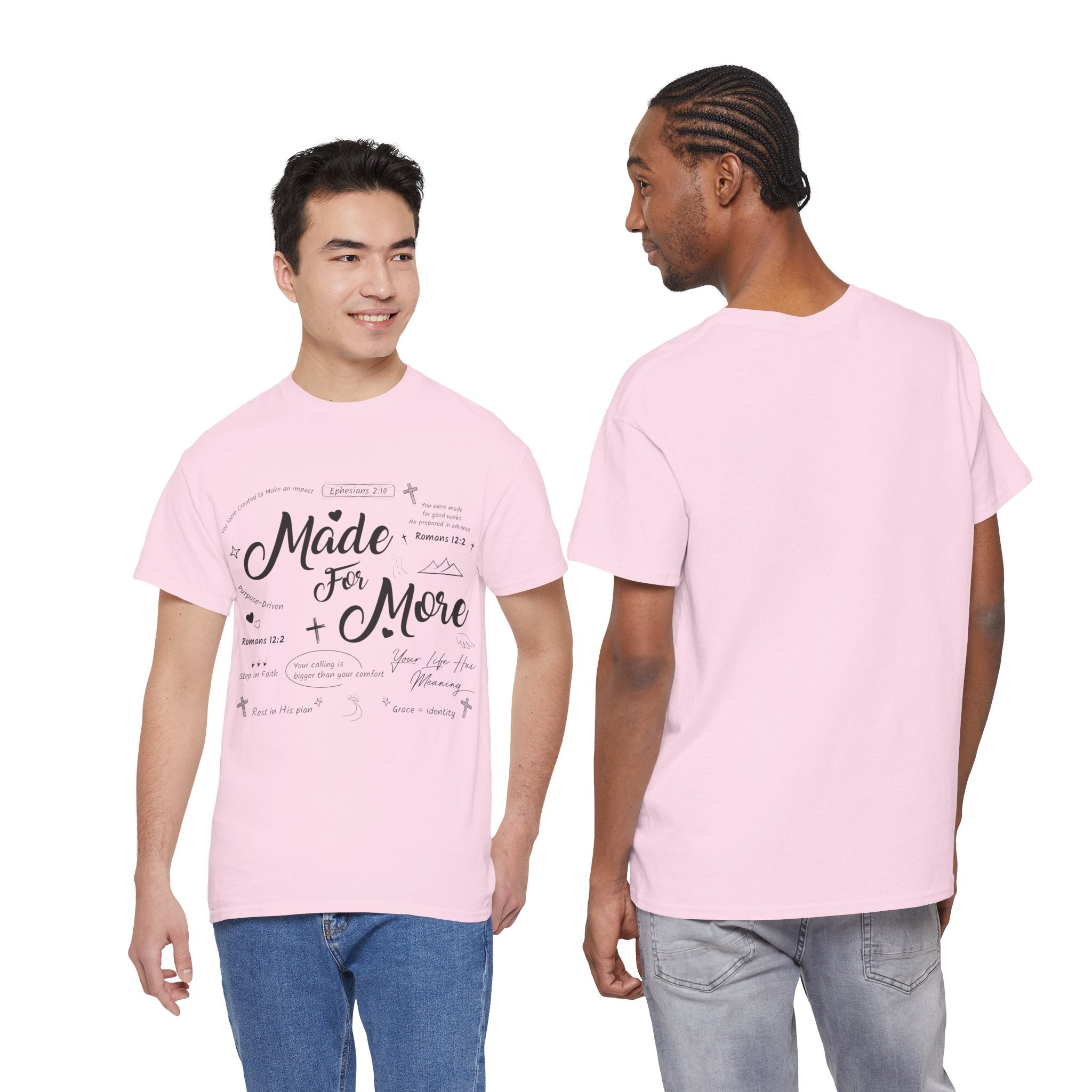 Made For More Faith T-Shirt — Inspirational Bible Verse Unisex Cotton Tee