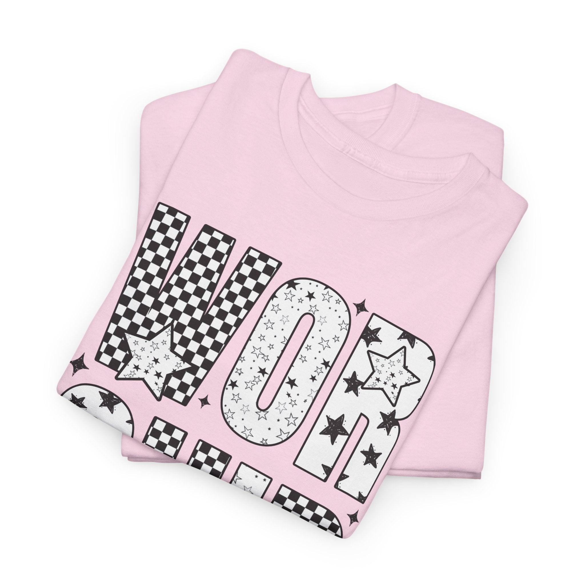 WORSHIP Through The Worry Checkerboard Unisex Cotton Tee