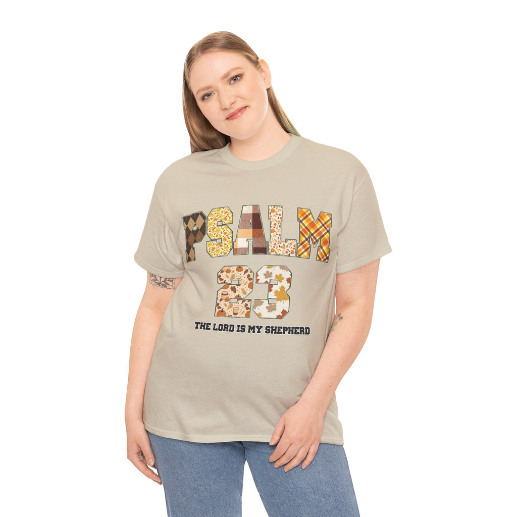 Psalm 23 Patchwork Unisex Cotton Tee